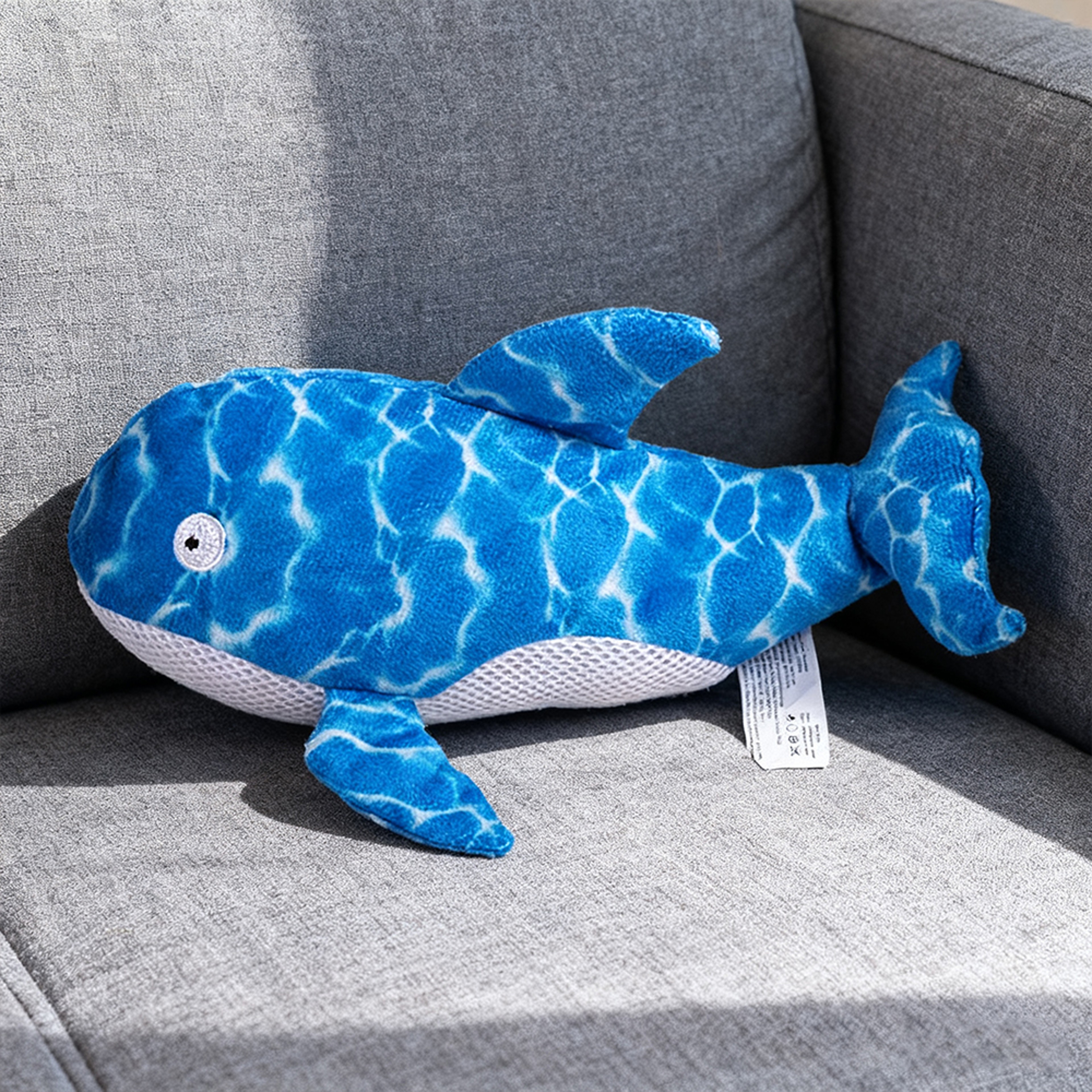 Whale Squeak Buddy Plush Dog Toy Durable Interactive Dog Chew Toy for Dogs & Cats – view 2