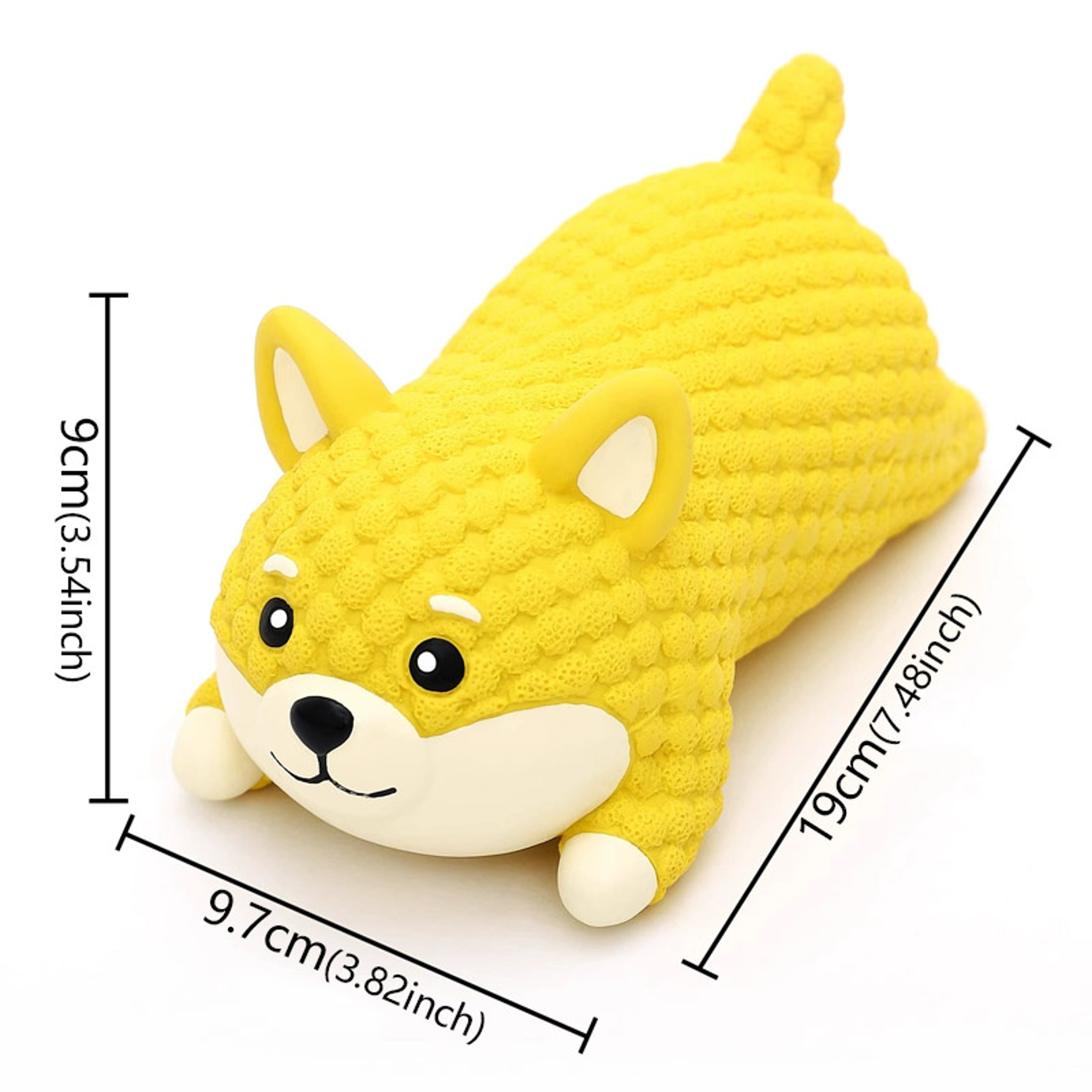 Bark Buddy Squeaky Latex Dog Chew Toy for Teeth Cleaning & Boredom Relief – view 8