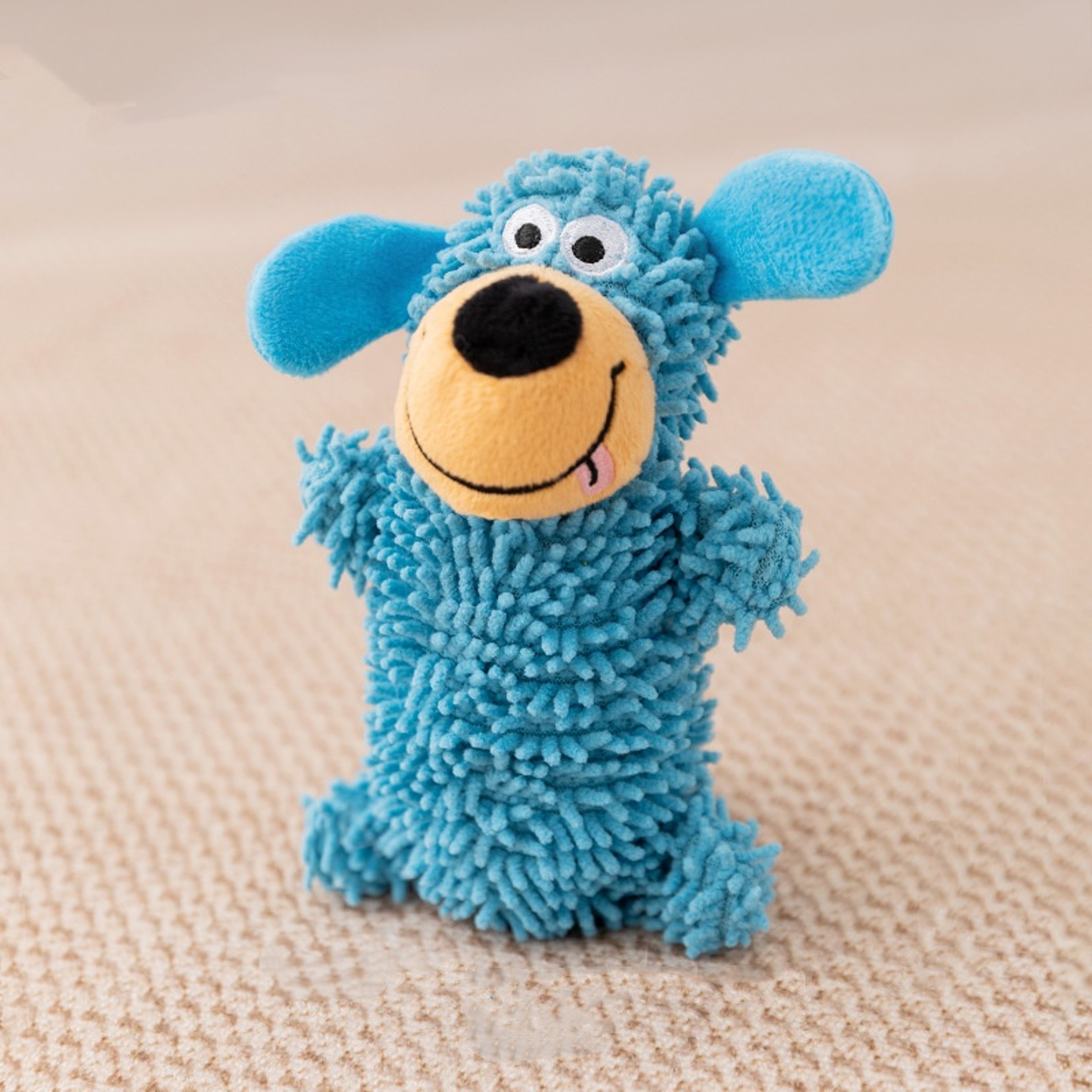 Snuggle Monster Interactive Dog Squeaky Toy Plush Ball for Small & Medium Dogs – view 7