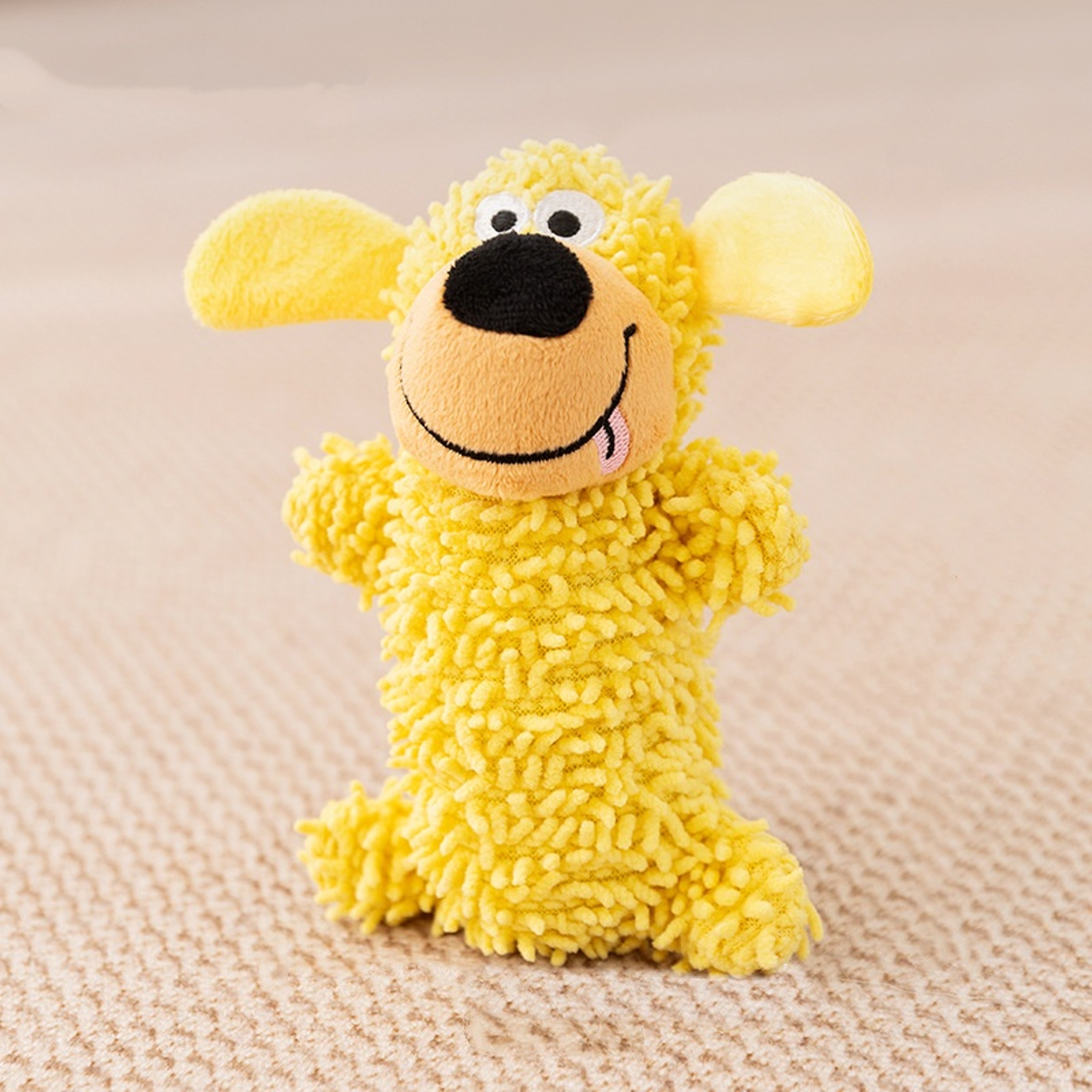 Snuggle Monster Interactive Dog Squeaky Toy Plush Ball for Small & Medium Dogs – view 8