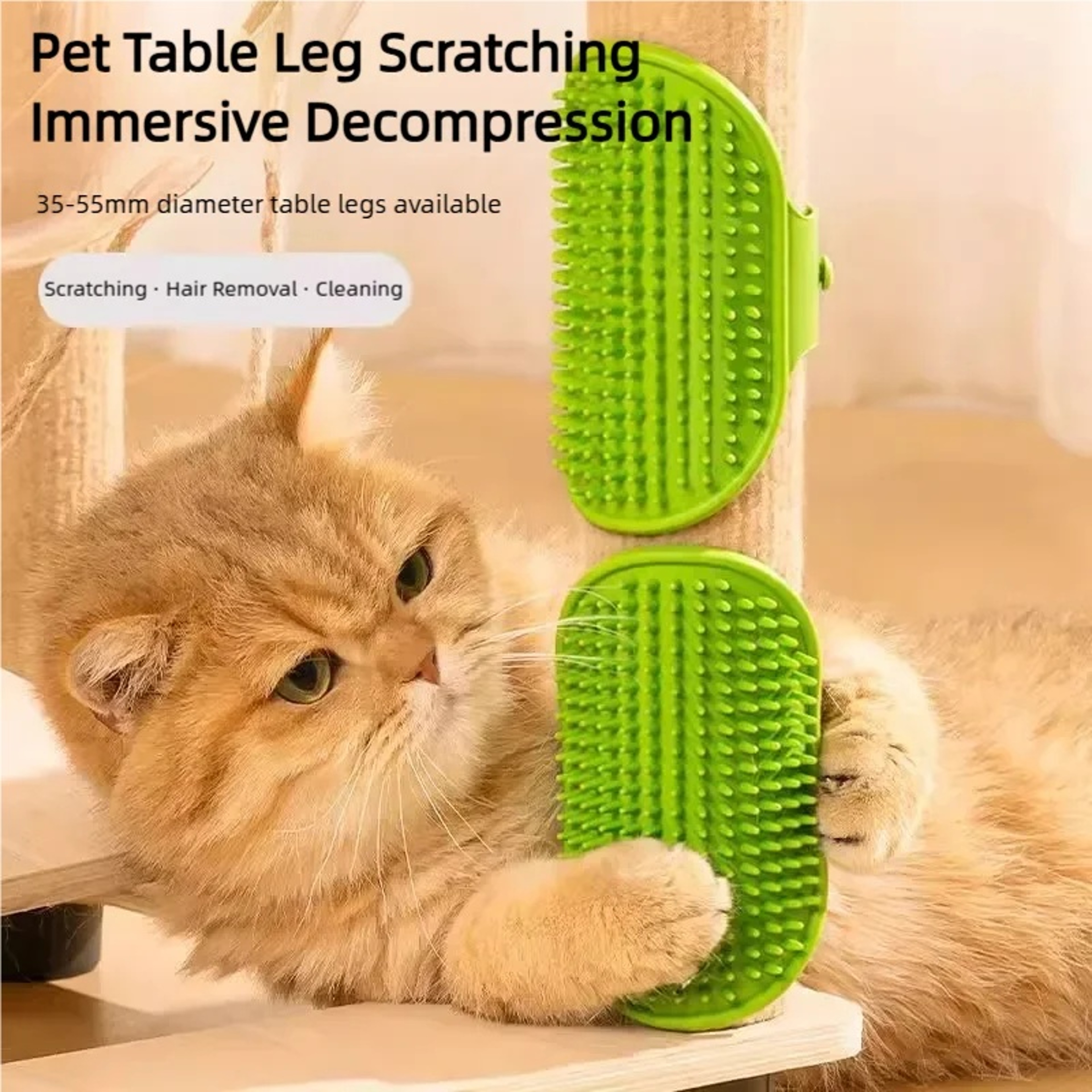 Paw Spa Silicone Pet Grooming Bath Brush & Hair Remover for Dogs and Cats – view 2