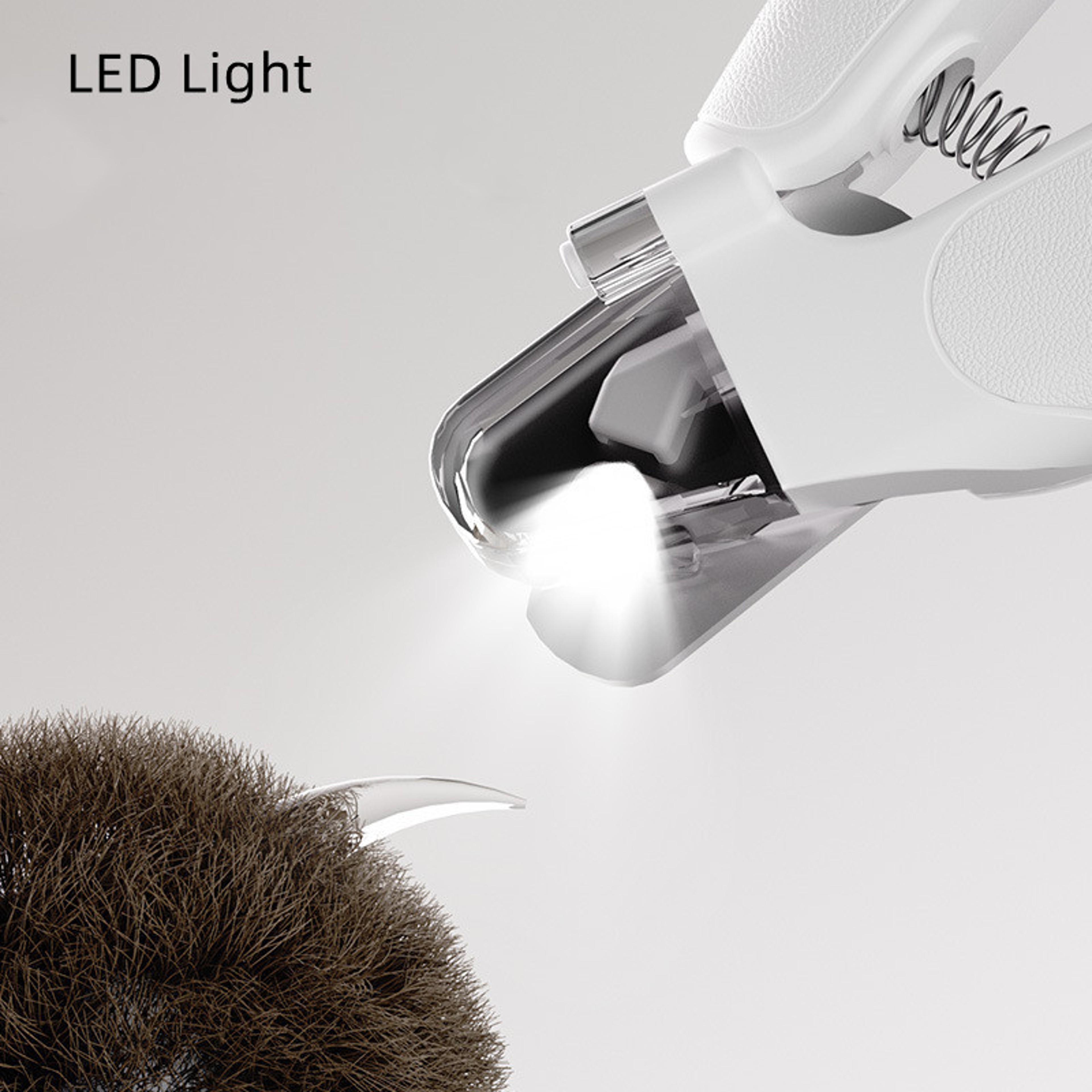 2 in 1 Rechargeable Pet Nail Grinder & Dog Nail Trimmer with LED Light – view 2