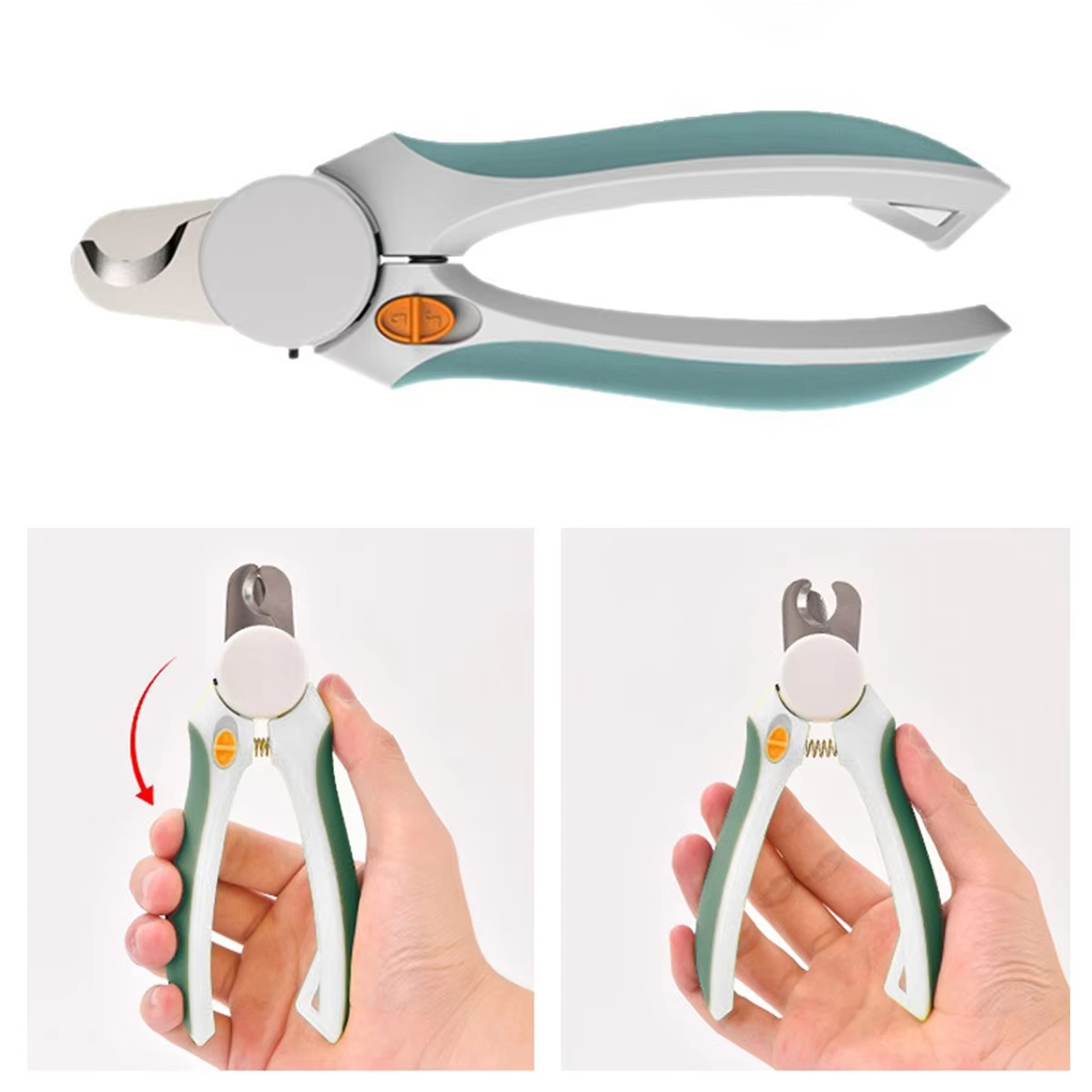 LED Pet Nail Clippers for Dogs & Cats Safe Bloodline Nail Trimmer with Precision Grooming Scissors – view 4
