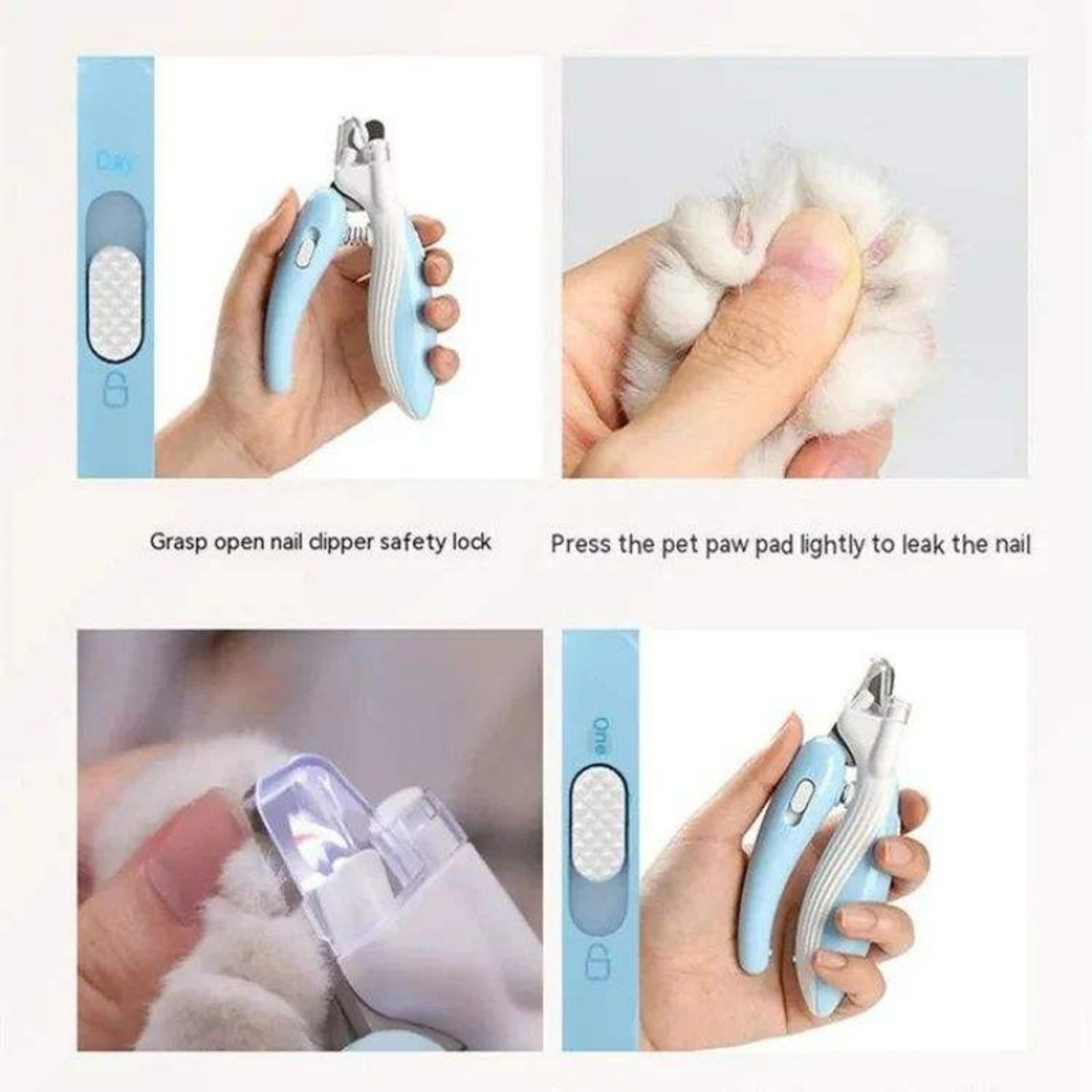 Professional LED Pet Nail Clippers for Dogs & Cats Safe Pet Nail Trimmer Grooming Tool – view 5