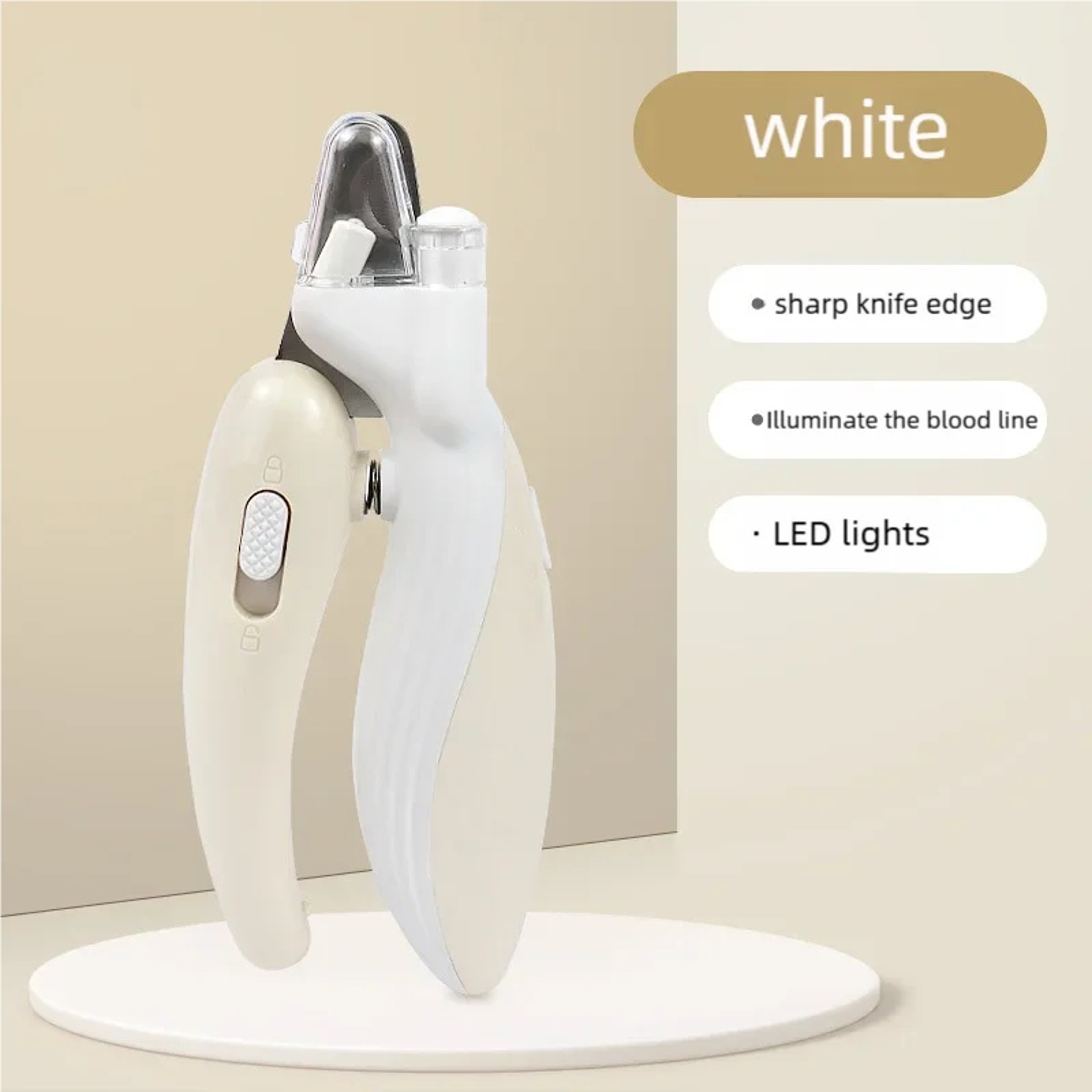 Professional LED Pet Nail Clippers for Dogs & Cats Safe Pet Nail Trimmer Grooming Tool – view 7