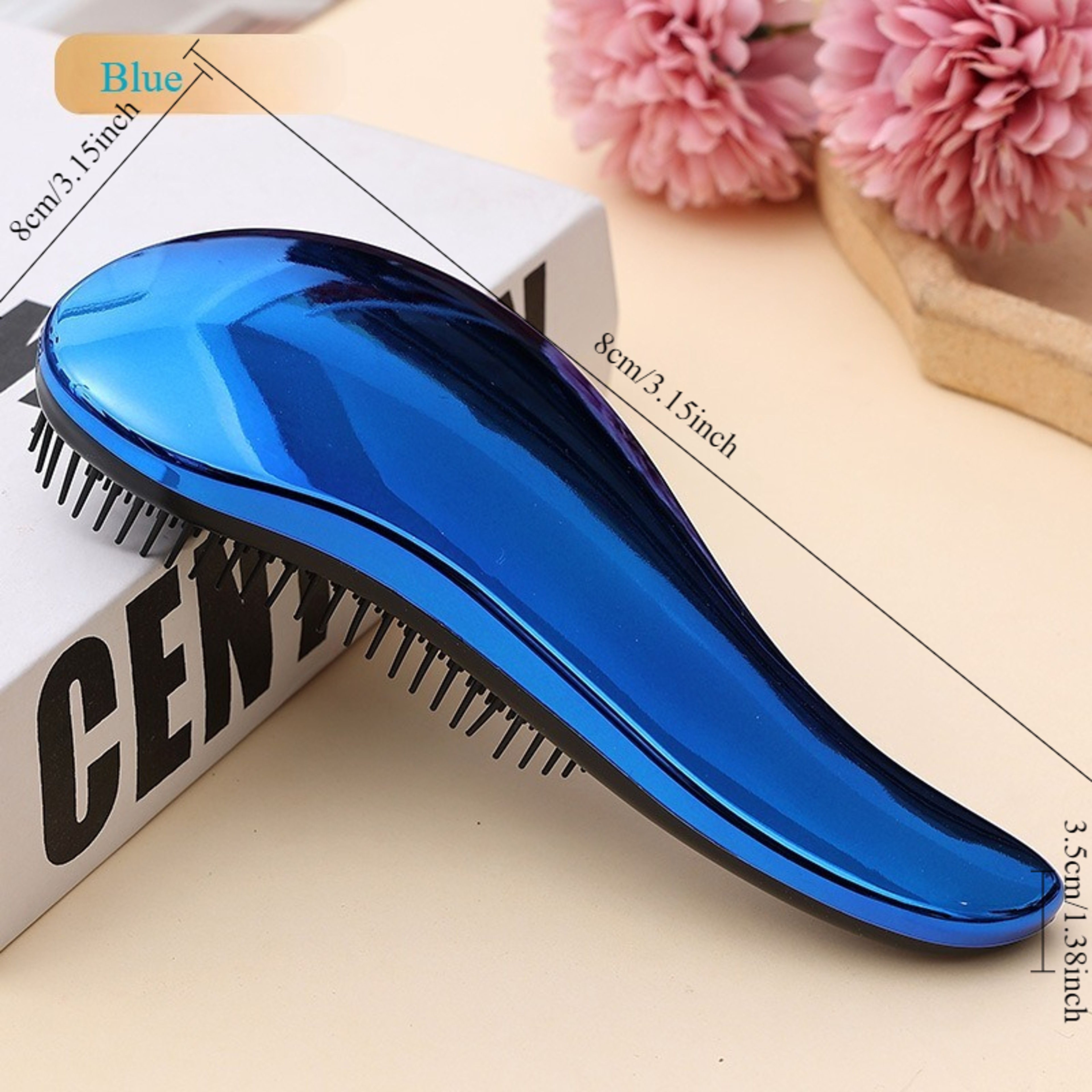 Floating Dog Grooming Brush  Pet Massage Comb For Shedding Bathing  Daily Grooming 4