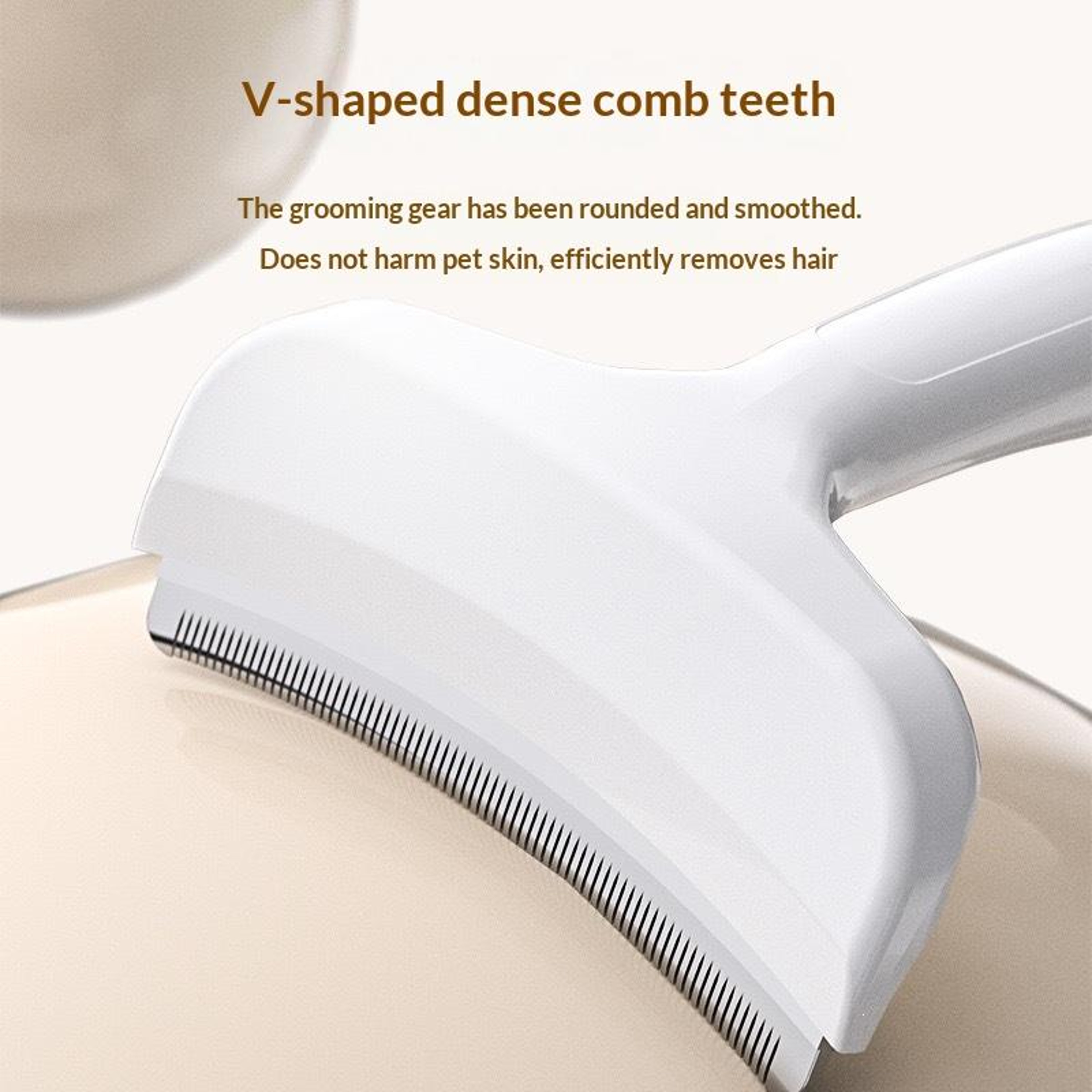 Dual Edge Pet Grooming Brush & Dog Deshedding Brush for Dogs and Cats – view 3