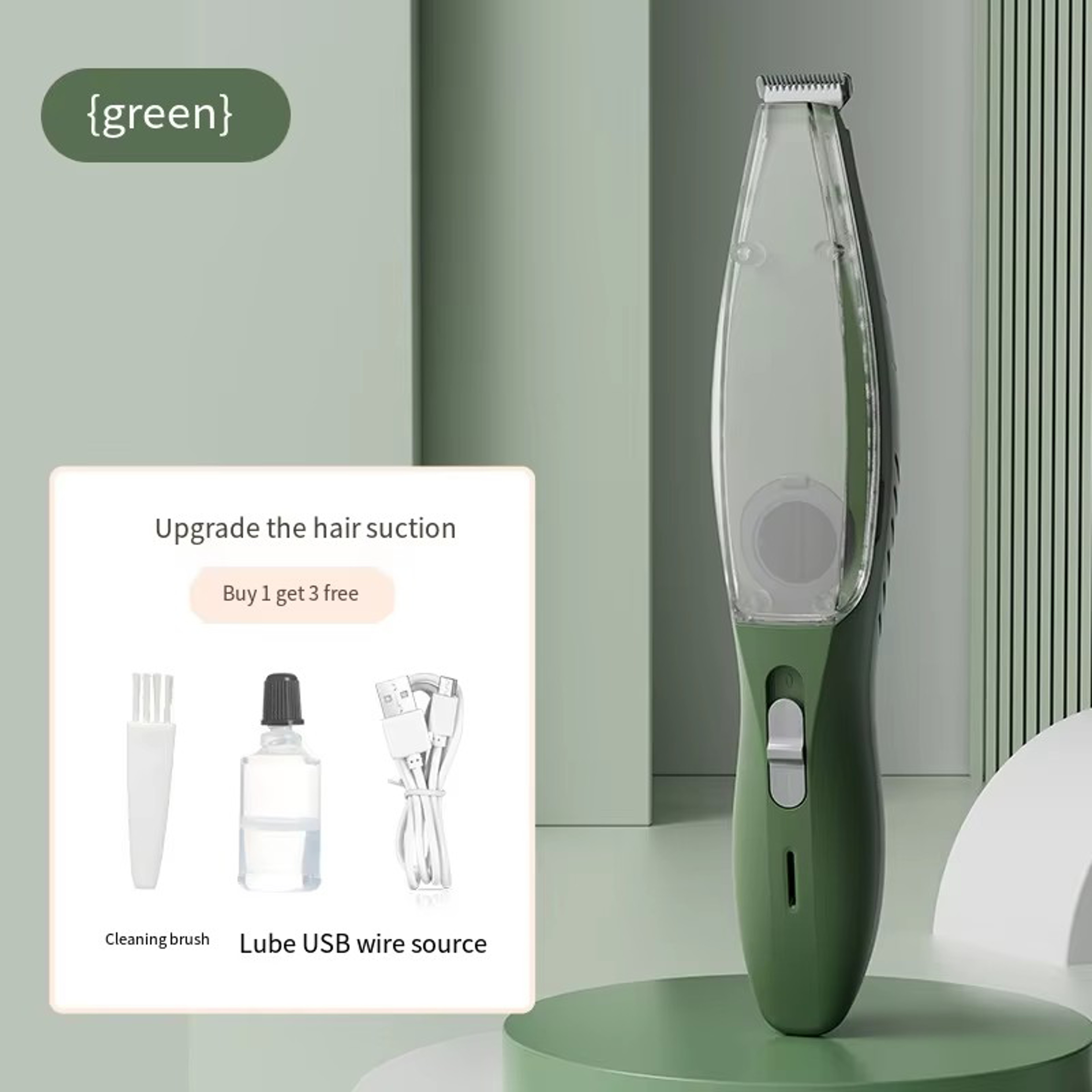 Pet Grooming Kit with Dog Hair Clipper & Vacuum for Dogs and Cats – view 9