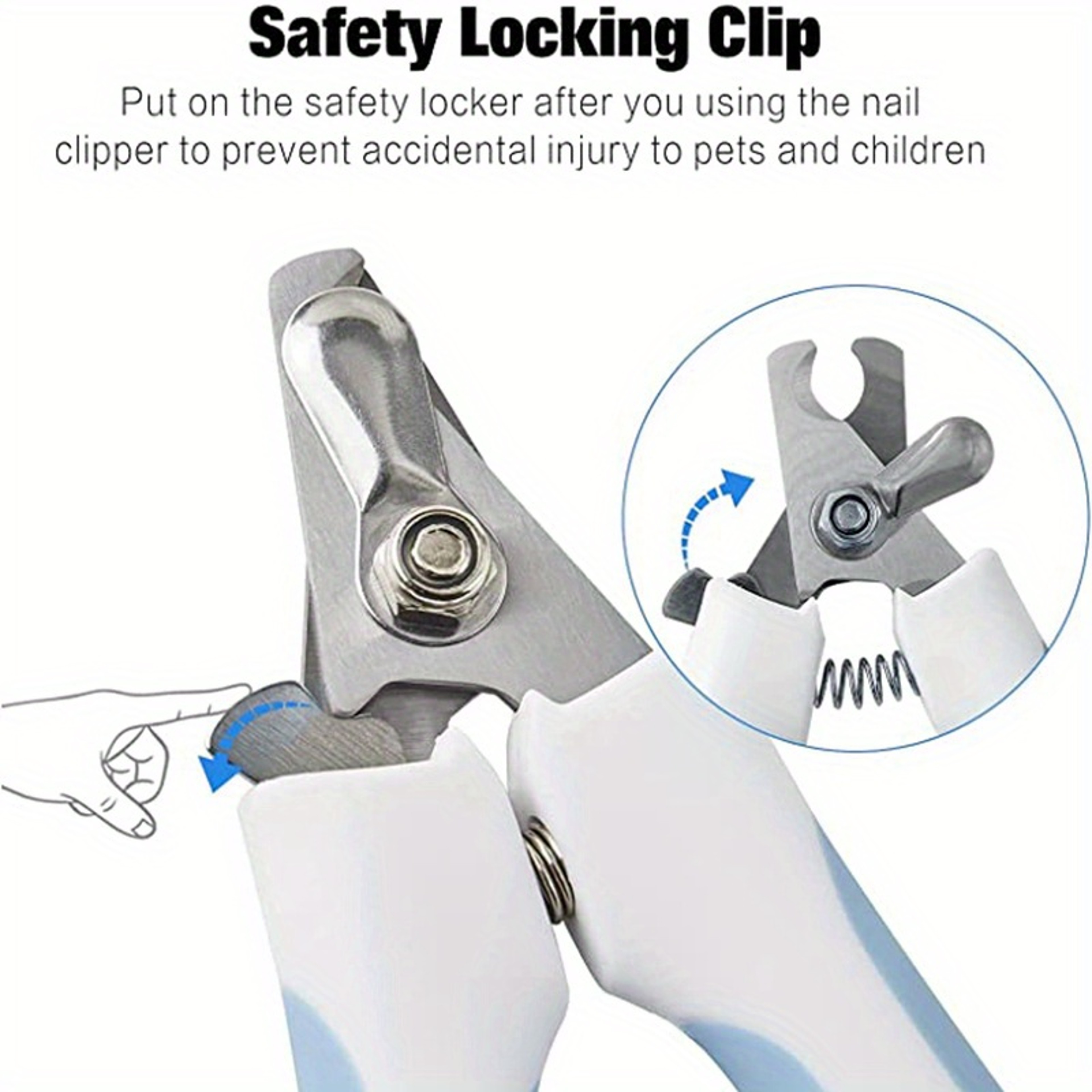 Safe Guard Pet Nail Clippers with Safety Guard for Dogs & Cats – view 3