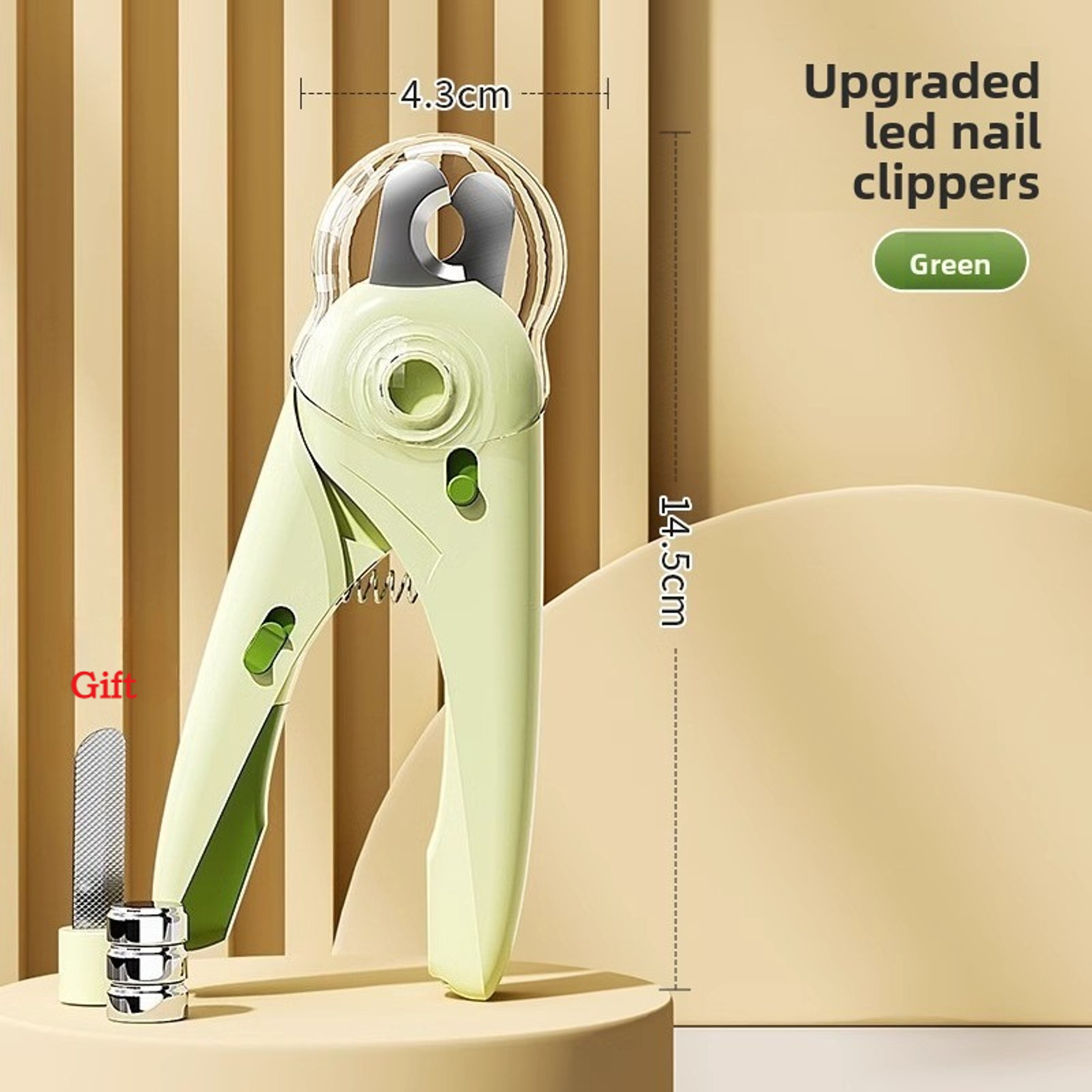LED Cat Nail Clippers for Dogs & Small Pets Safe Precision Grooming Tool with Light – view 7