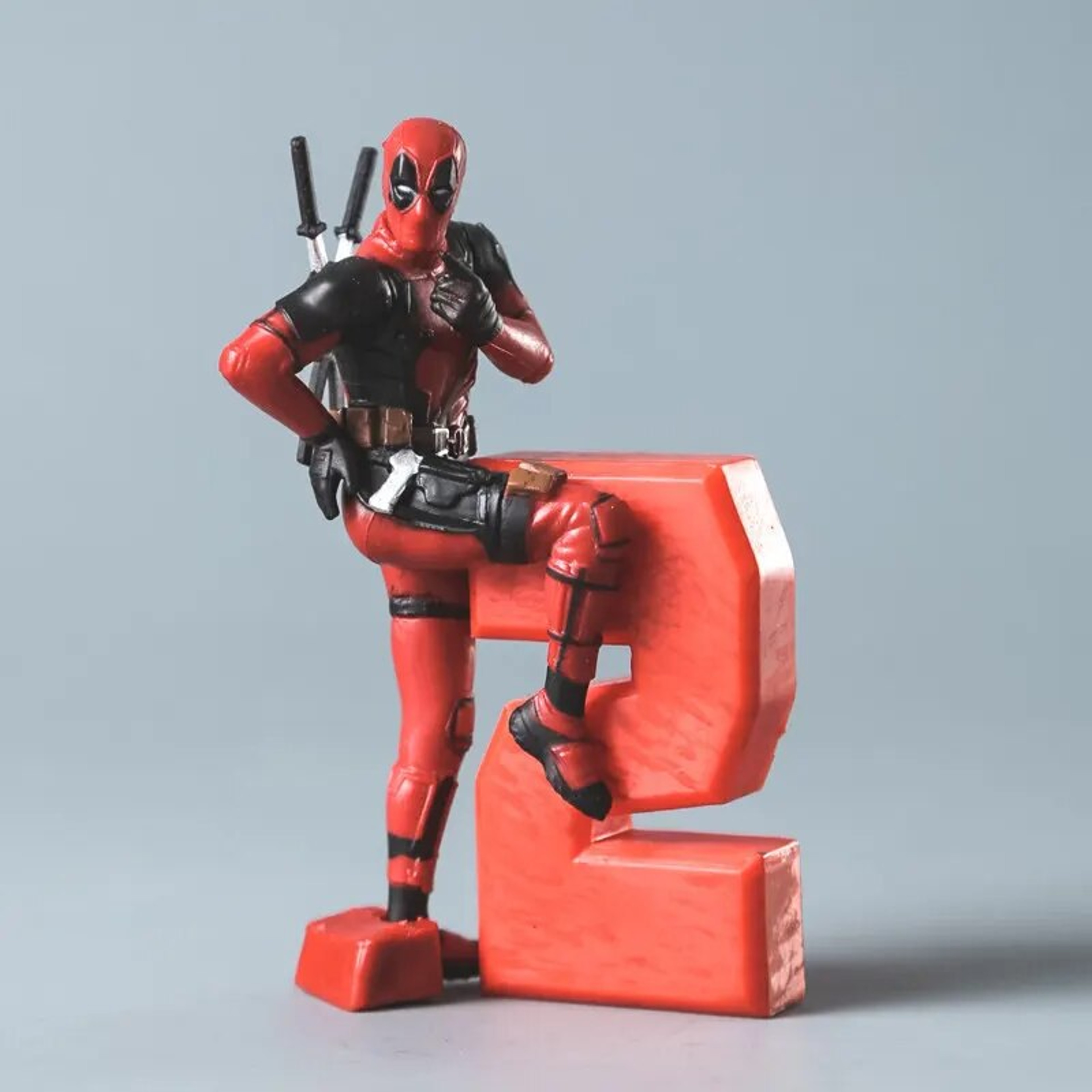 Disney Deadpool Car Interior Mini Figure Decoration  Birthday Gift