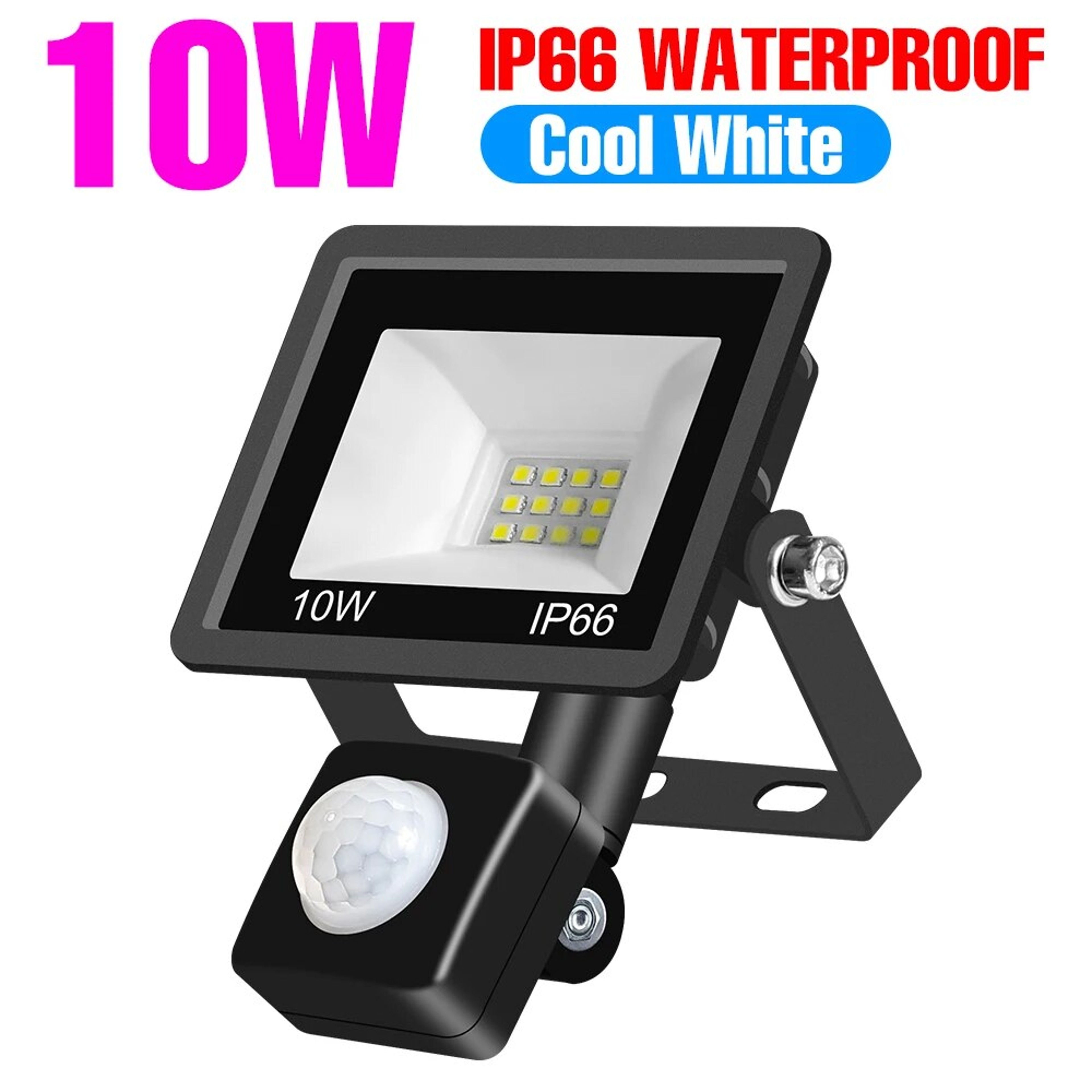 ty9M220VFloodLightLEDStreetLampReflectorLedSpotlightWithPIRMotionSensorWallLampWaterp