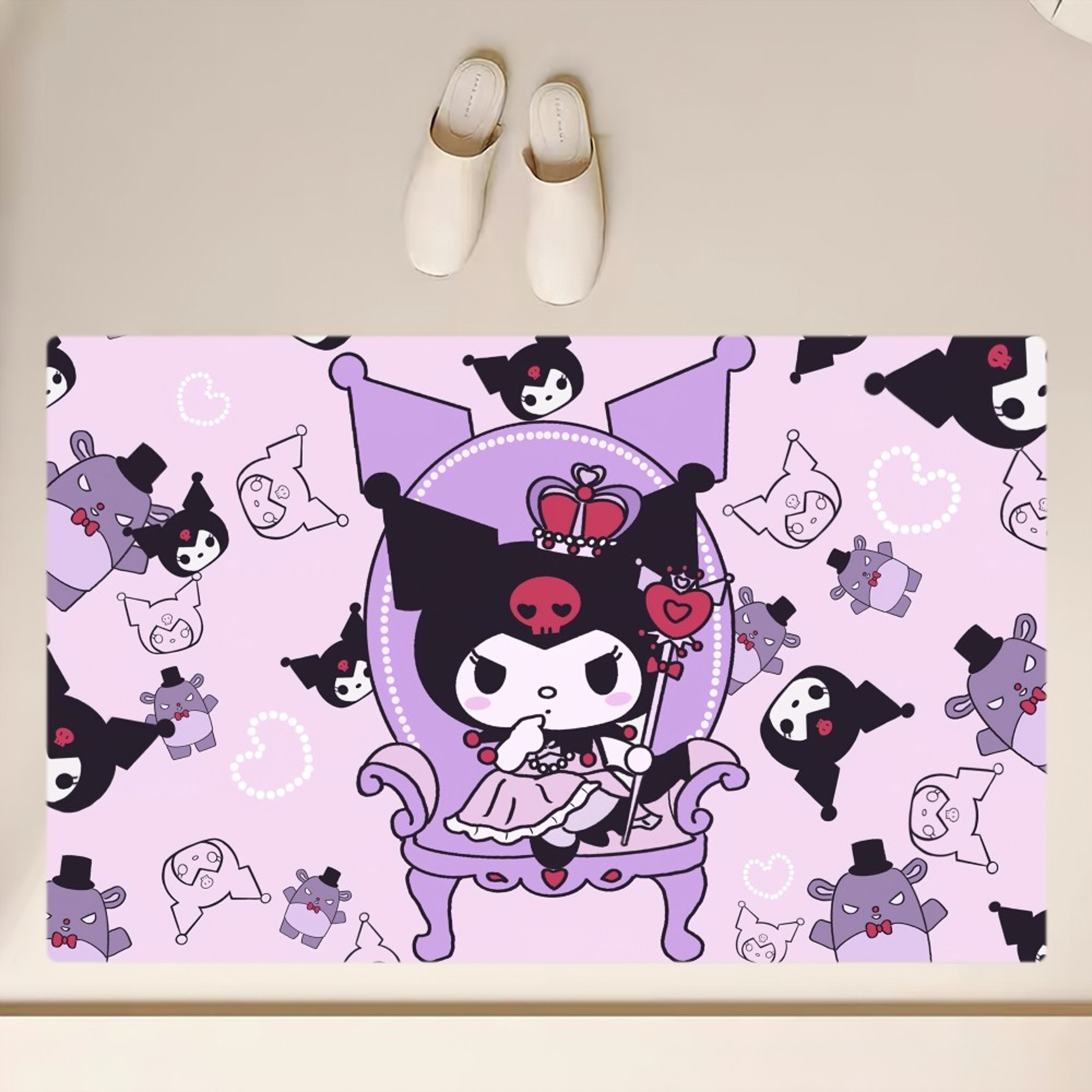 13saMINISO-Cartoon-Kuromi-Cute-Floor-Mat-Anti-Slip-Bathroom-Kitchen-Bedroom-Living-Room-Entrance-Rug-Home.jpg