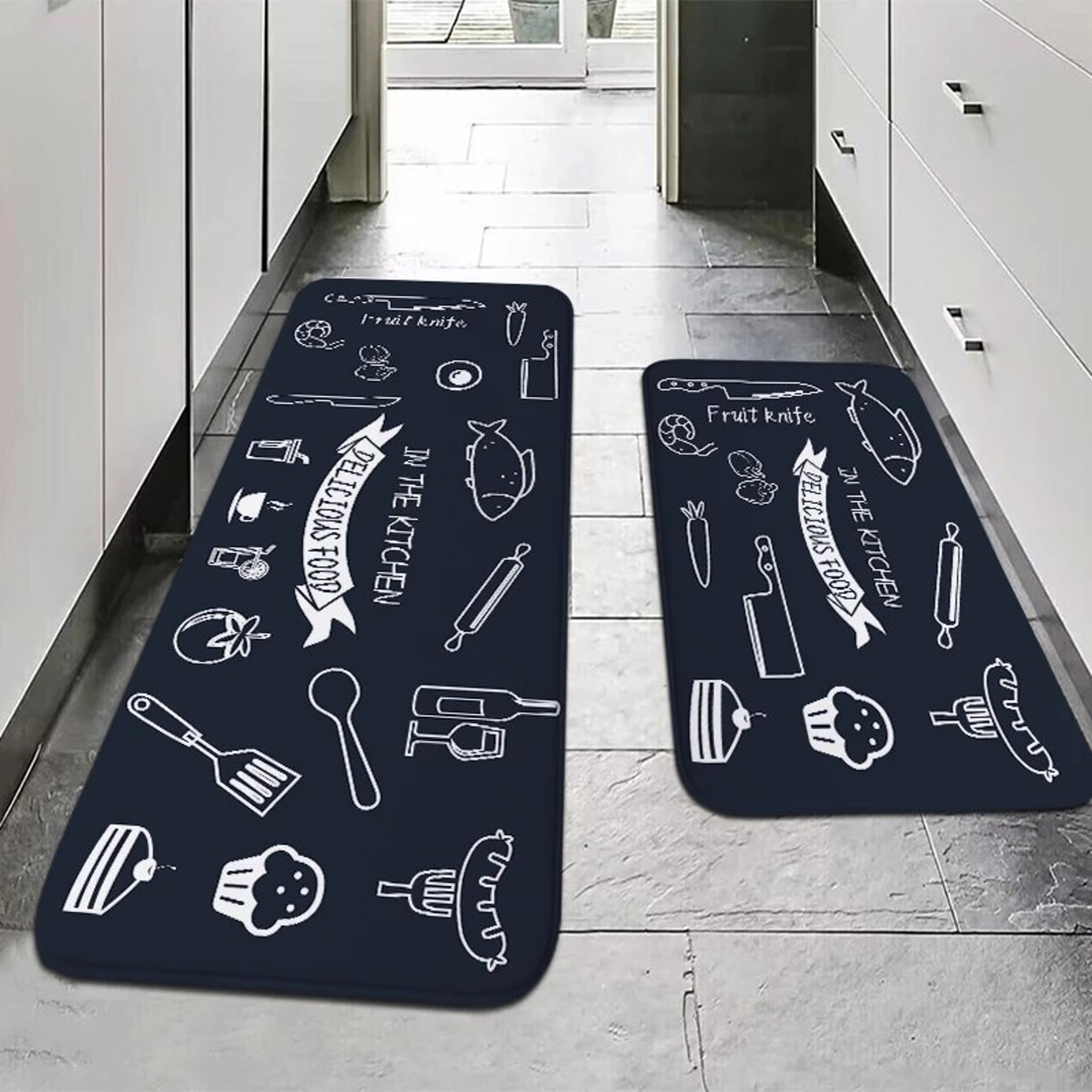 Multi Purpose Sponge Water Absorption Mat Anti Slip Kitchen Bathroom Floor Mat, Machine Washable – view 2