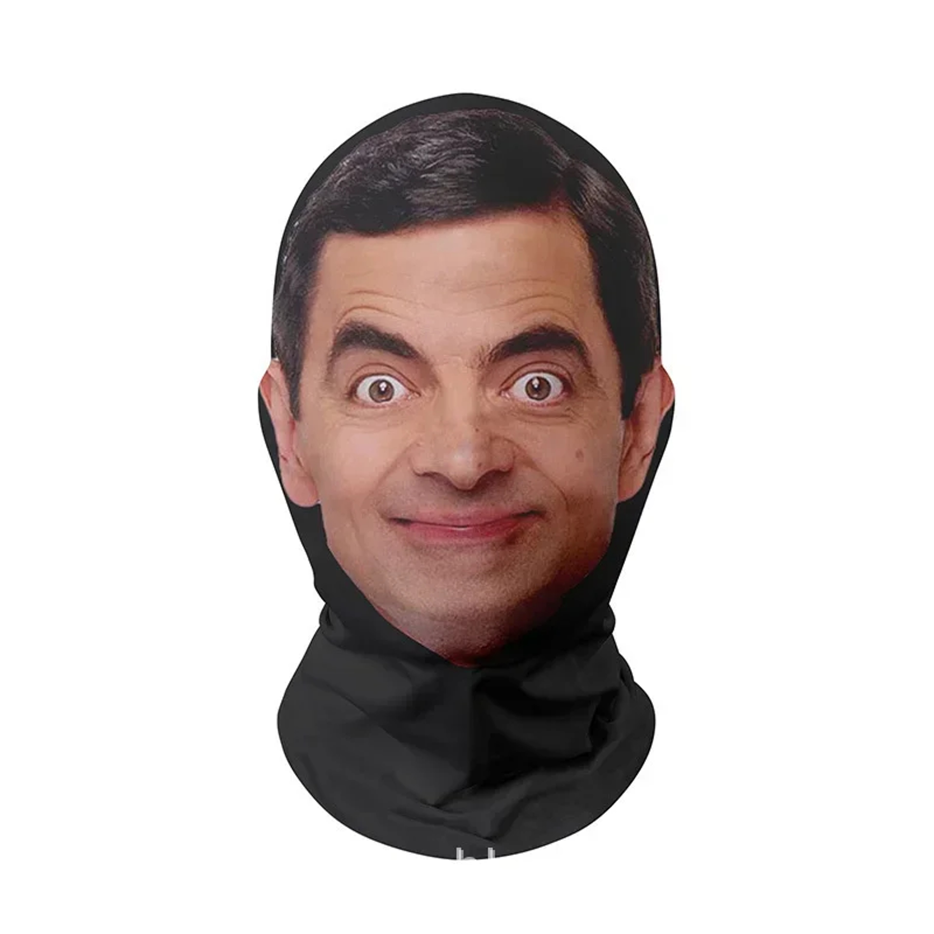Seamless Mask, Funny Face Printed Head Scarf for Halloween & Cosplay, Breathable & Comfortable – view 2