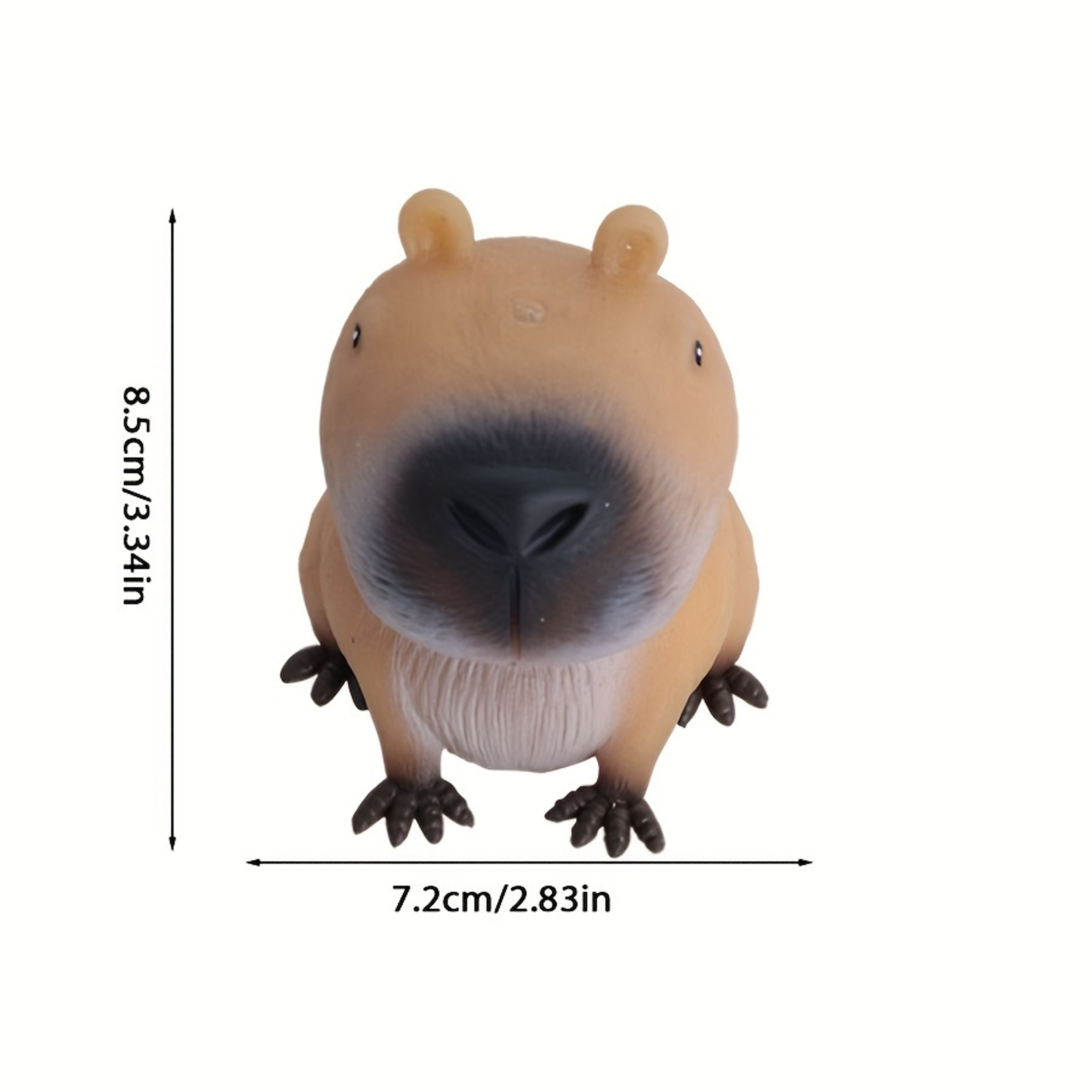 Capybara Squeeze Toy Stress Relief  Fun FastRebound TPR Animal ToyDurable  Soft Relaxation Fidget F 5