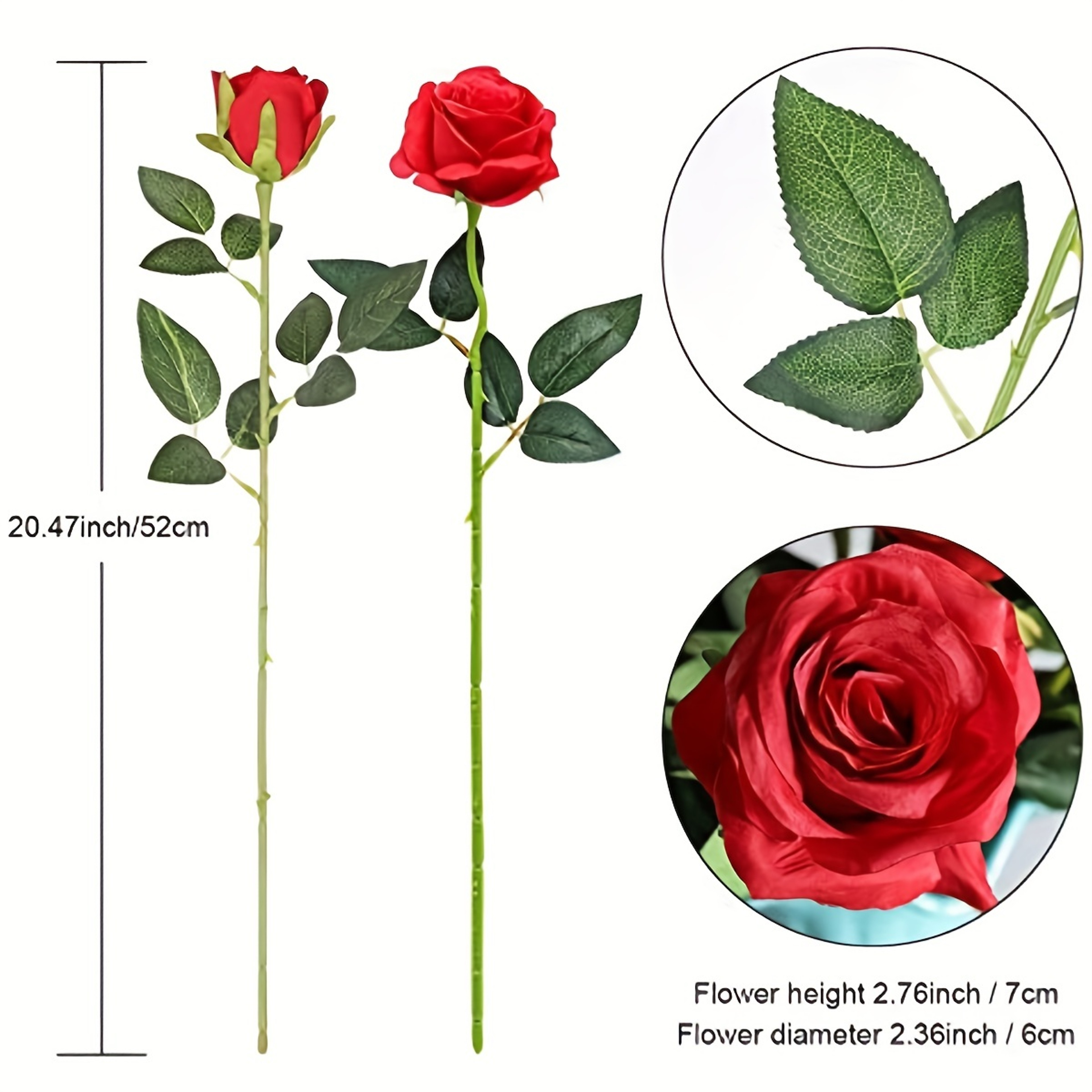 Realistic Artificial Rose Bouquet, Wedding Decor, Birthdays, Floral Arrangements, Home Decor – view 5