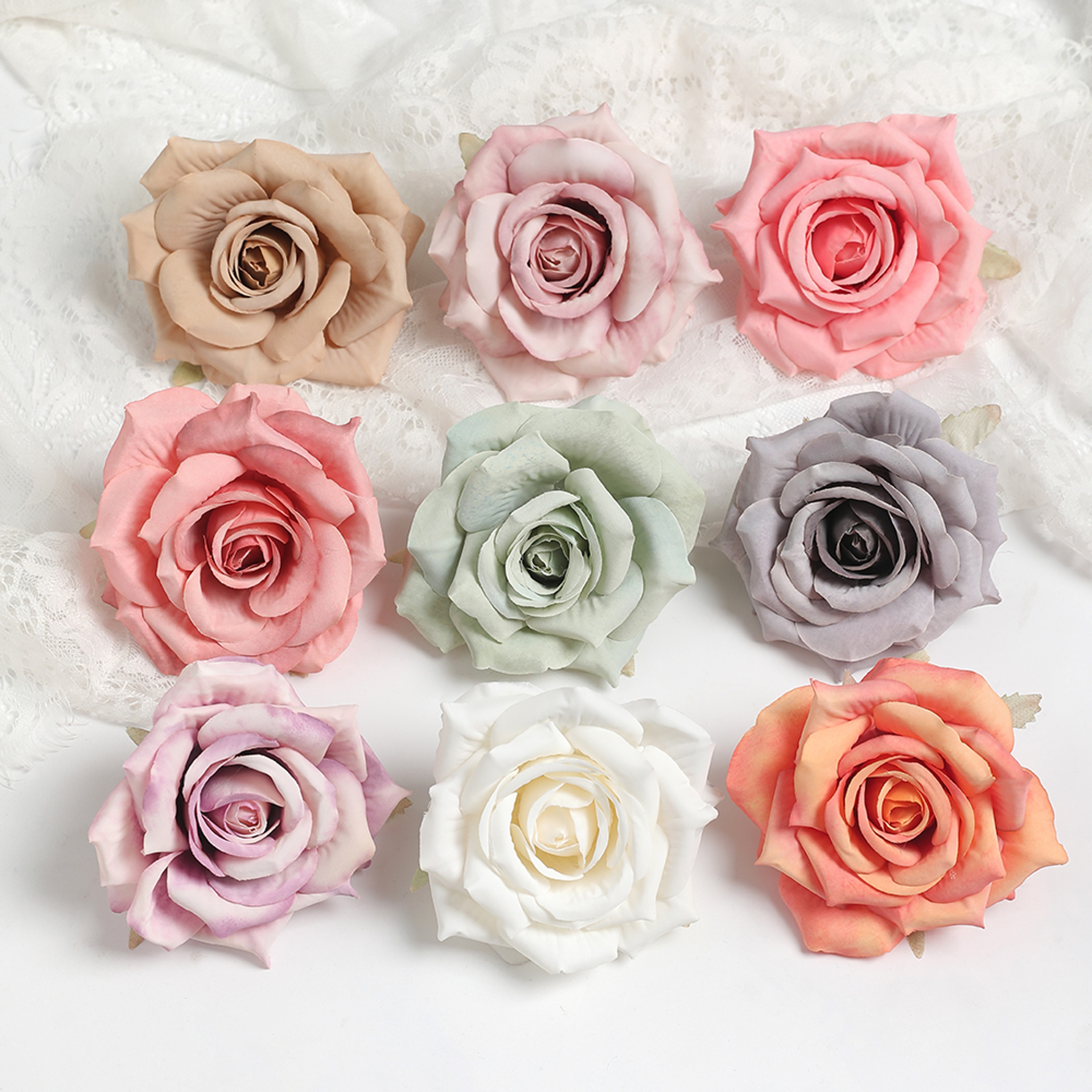 Rose Artificial Silk Flowers, Wedding Brides Decor, Home Room Decoration, Garden Party DIY, Clothing Accessories, Faux – view 4