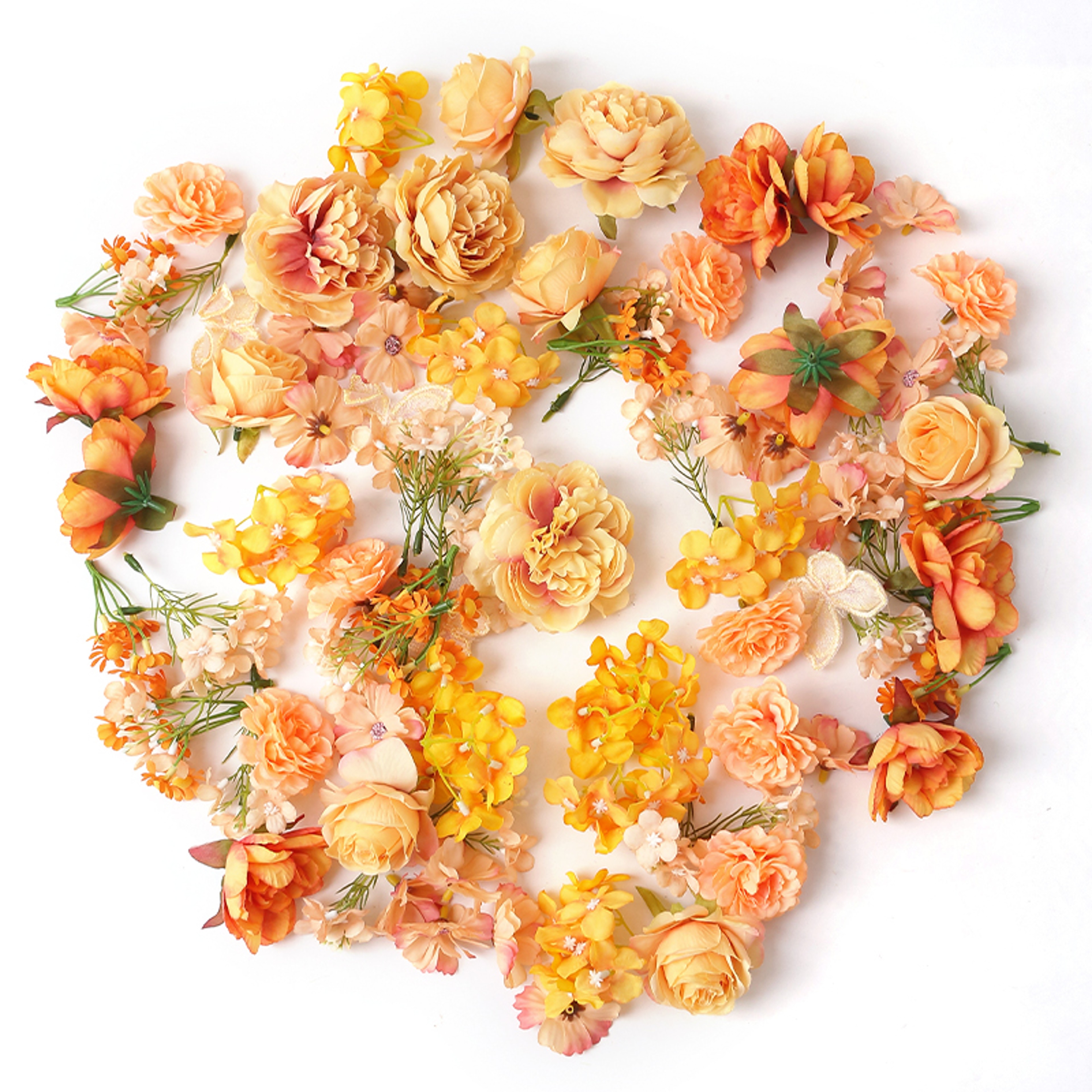 Artificial European Silk Rose Flowers for Home Room, Wedding Decoration, DIY Hair Accessory, Corsage Craft Kit, Fake – view 9