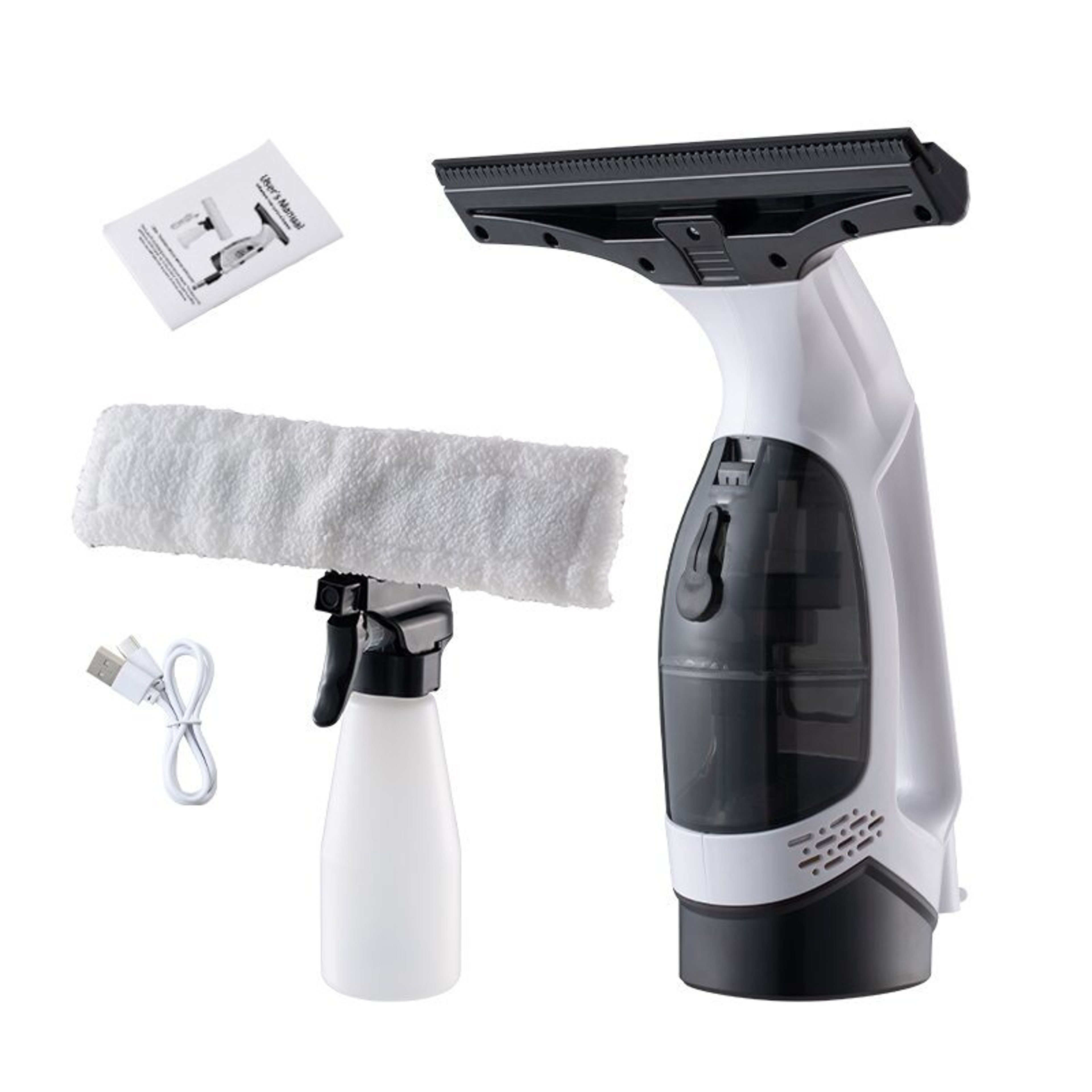 Multifunctional Electric Cordless Window Cleaner Machine White Cordless Rechargeable Automatic Glas 3