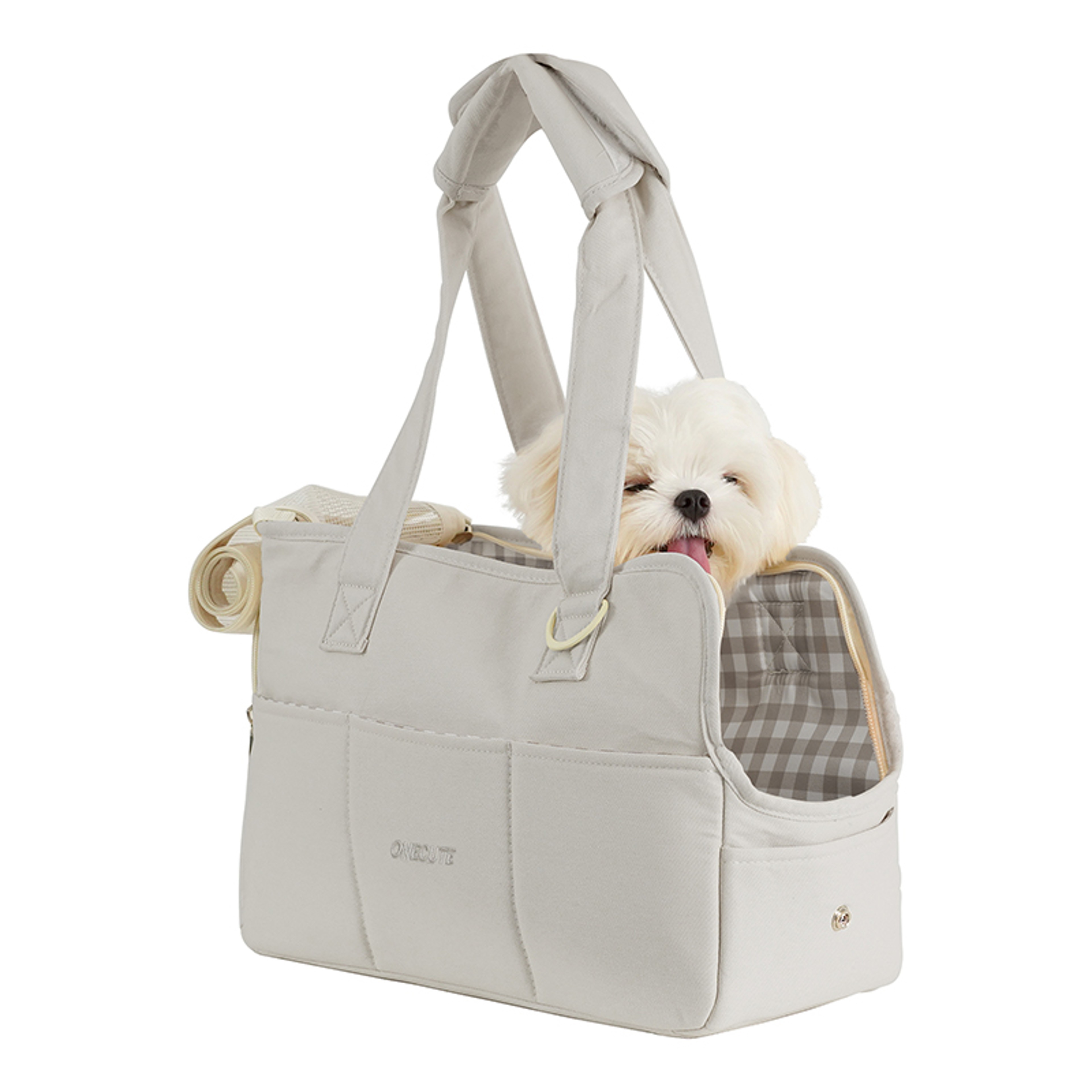Portable One Shoulder Pet Carrier Bag For Small Dogs  Cats Soft Cotton Breathable  Safe Design 6