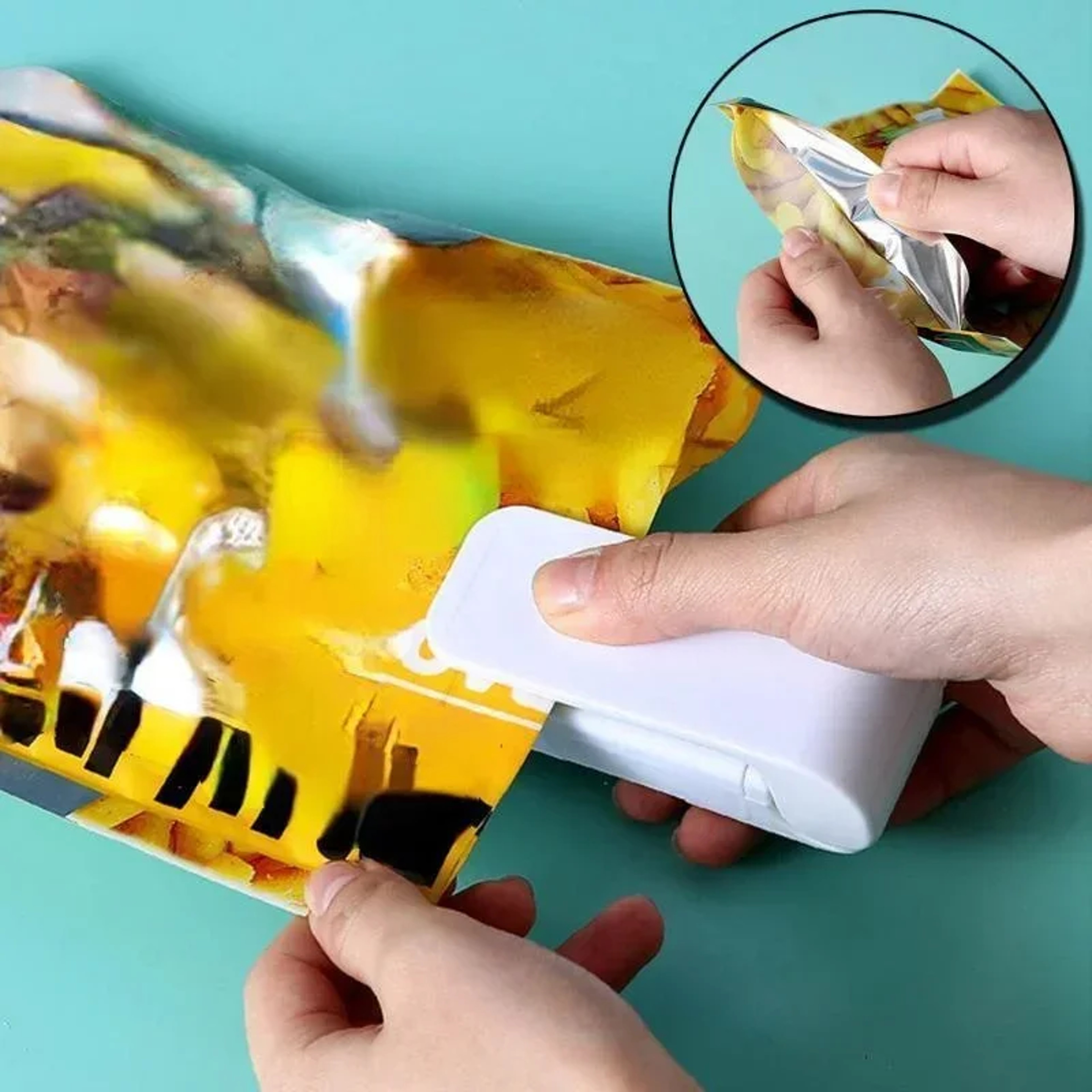 Mini Multi Function Food Storage Sealer Freshness Sealing Machine For Bags Snacks  Kitchen Use 0