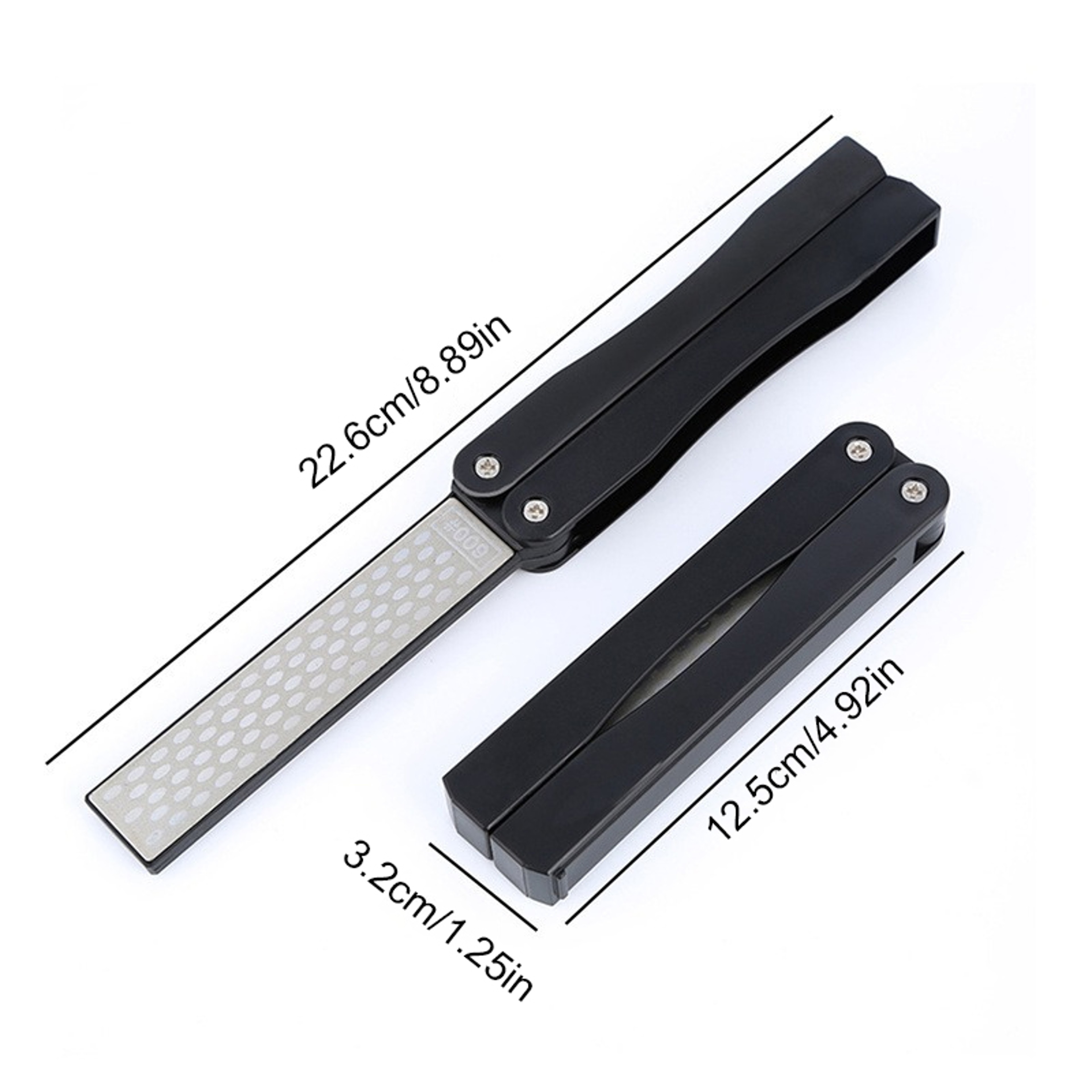 Portable Double Sided Grindstone Professional Knife Sharpener Diamond Sharpening Stone For Pocket   6