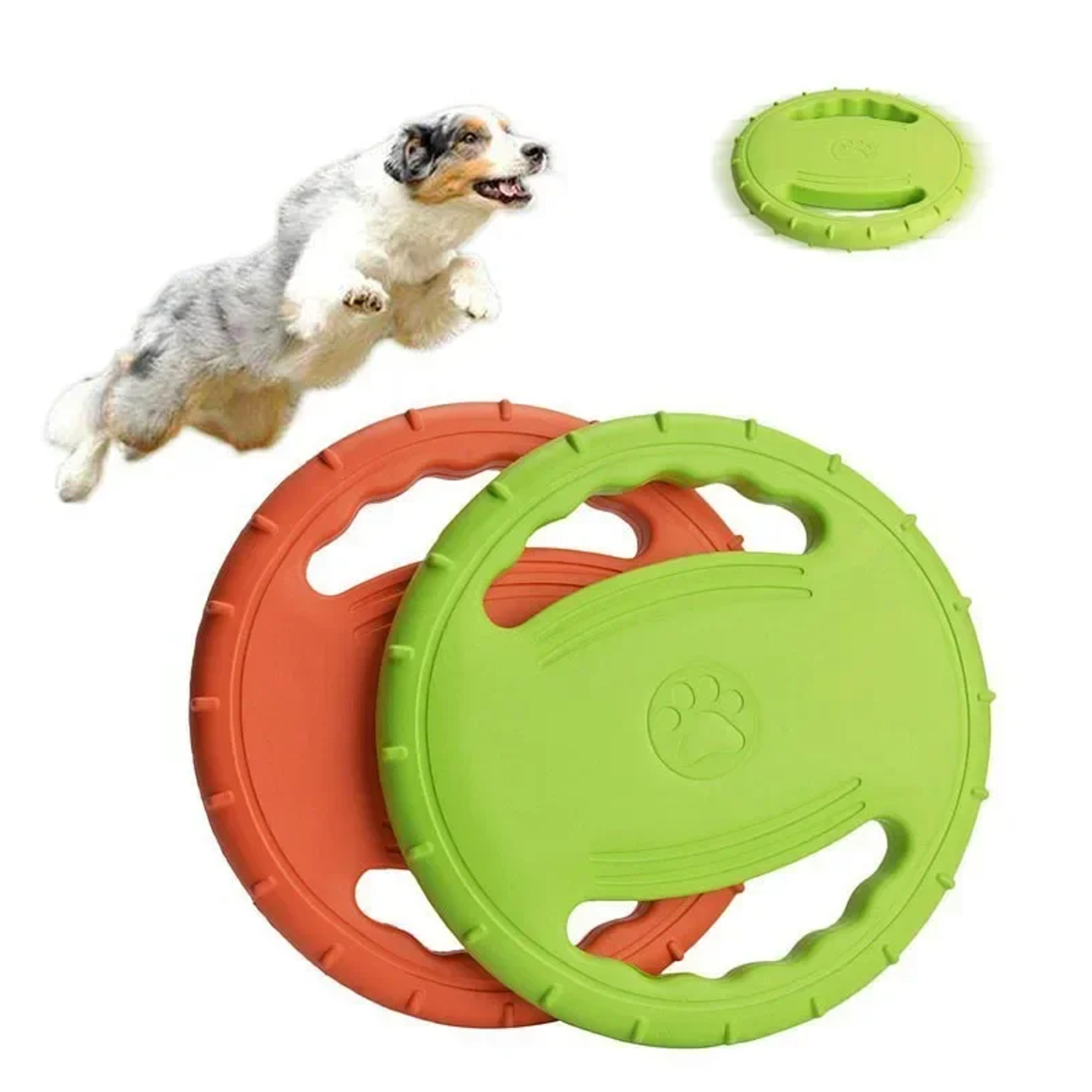 Dog Flying Disc Training Ring Bite Resistant Interactive Fetch Toy For Small And Medium Dogs 3