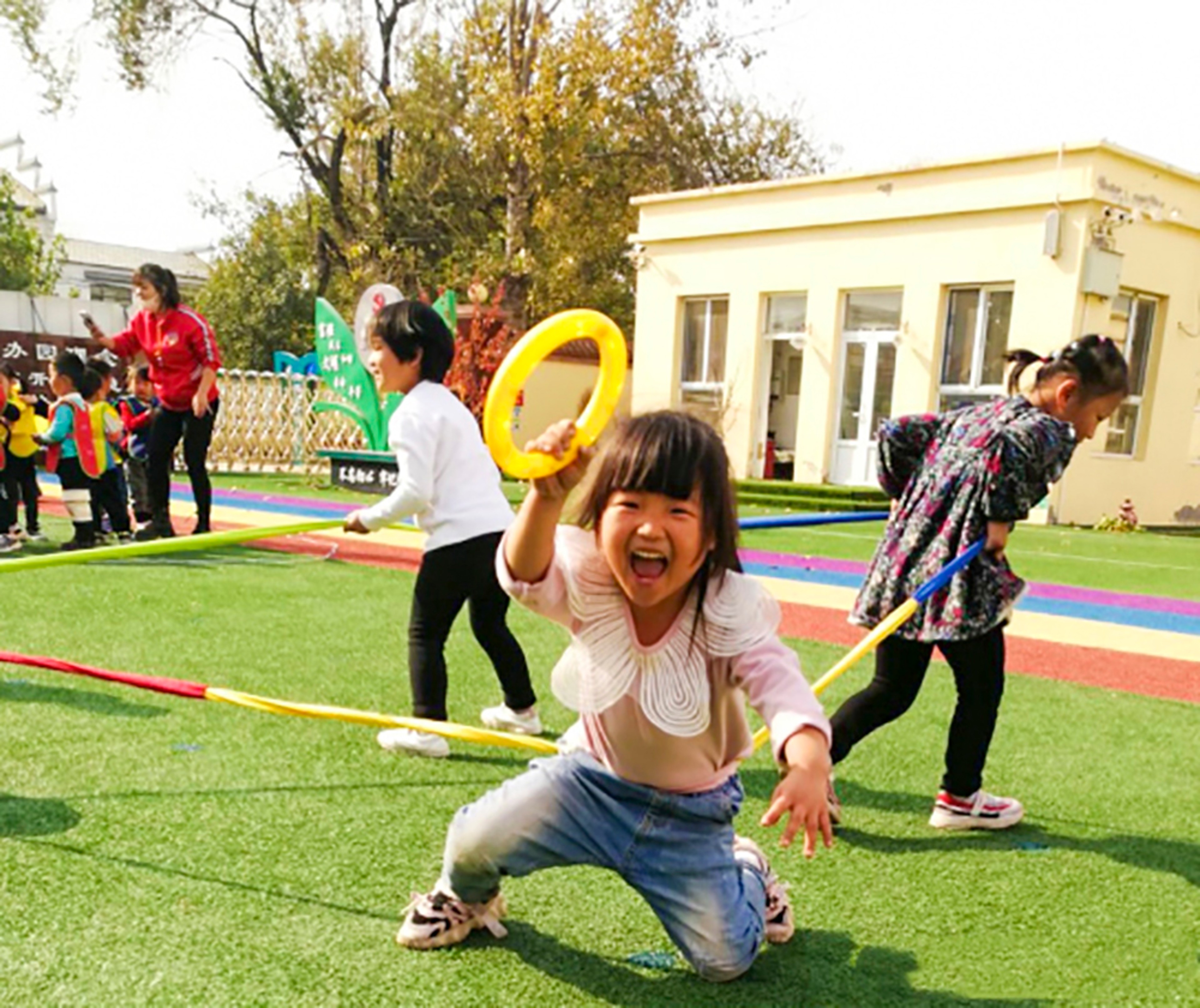 Kids Sensory Rope Team Building Game For Active Group Play 5