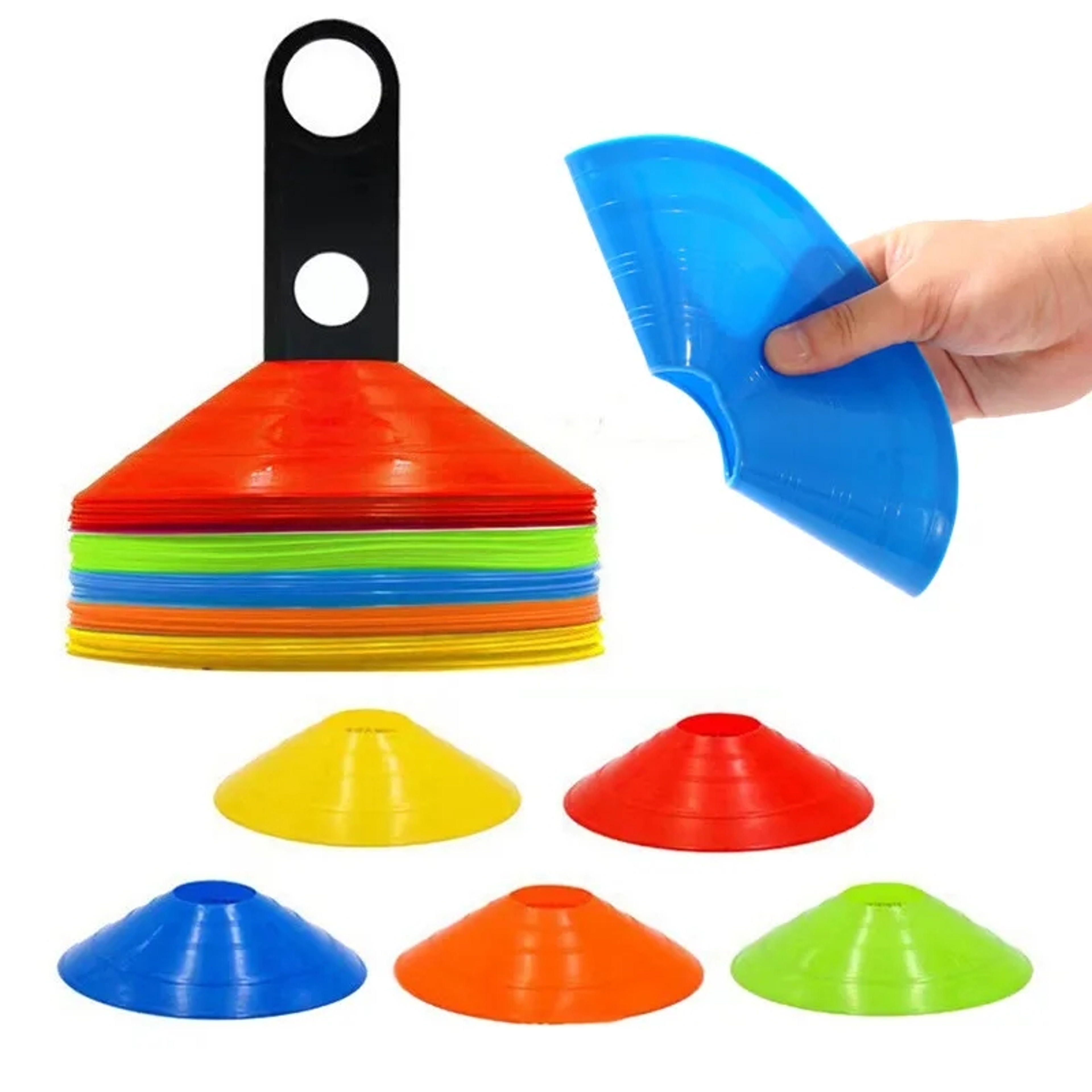 Agility Training Cones Set For Soccer Skating And Multi Sport Drills 2