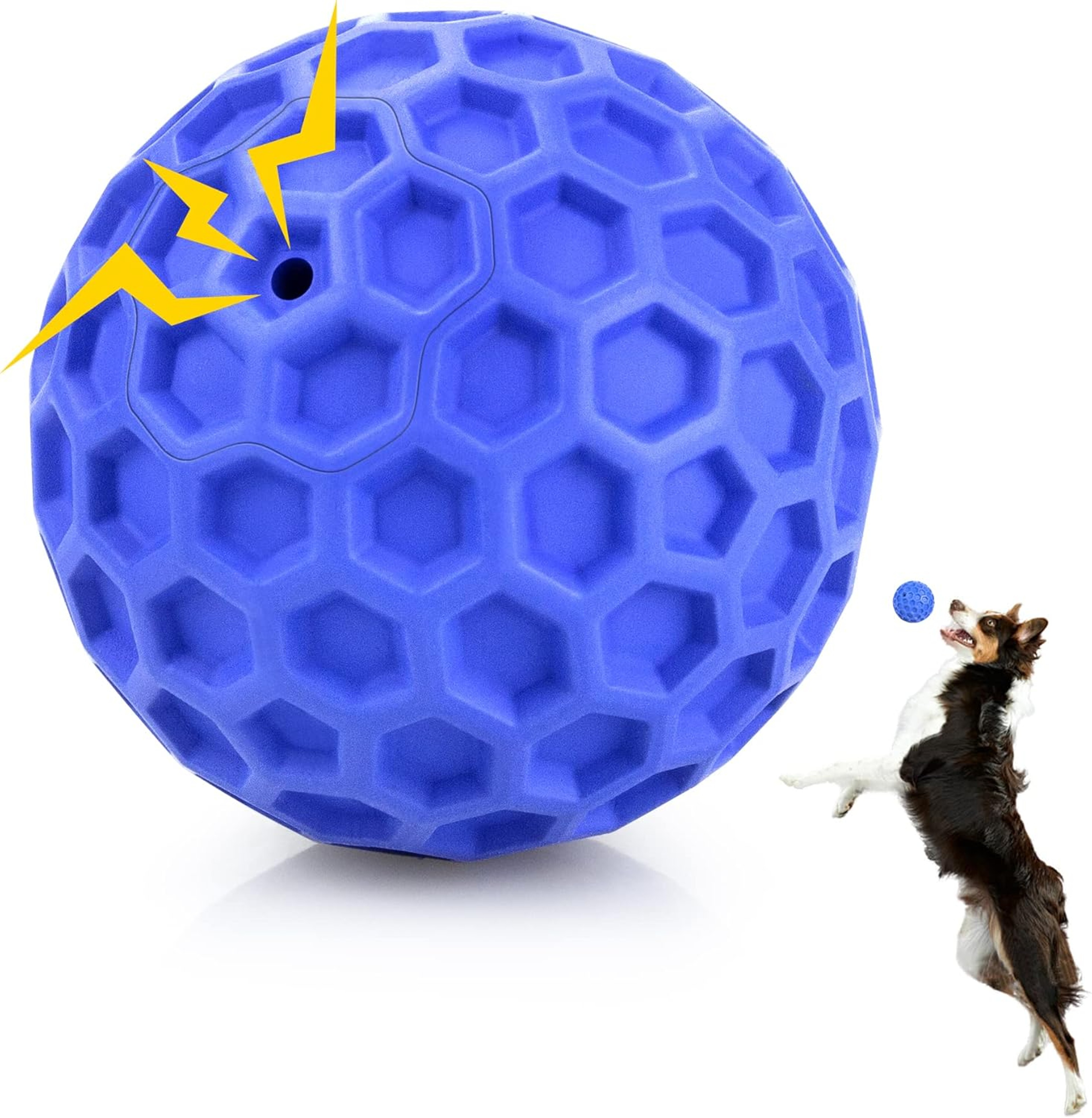 Smart Bounce Interactive Dog Ball Automatic Rolling Motion Activated Toy 0