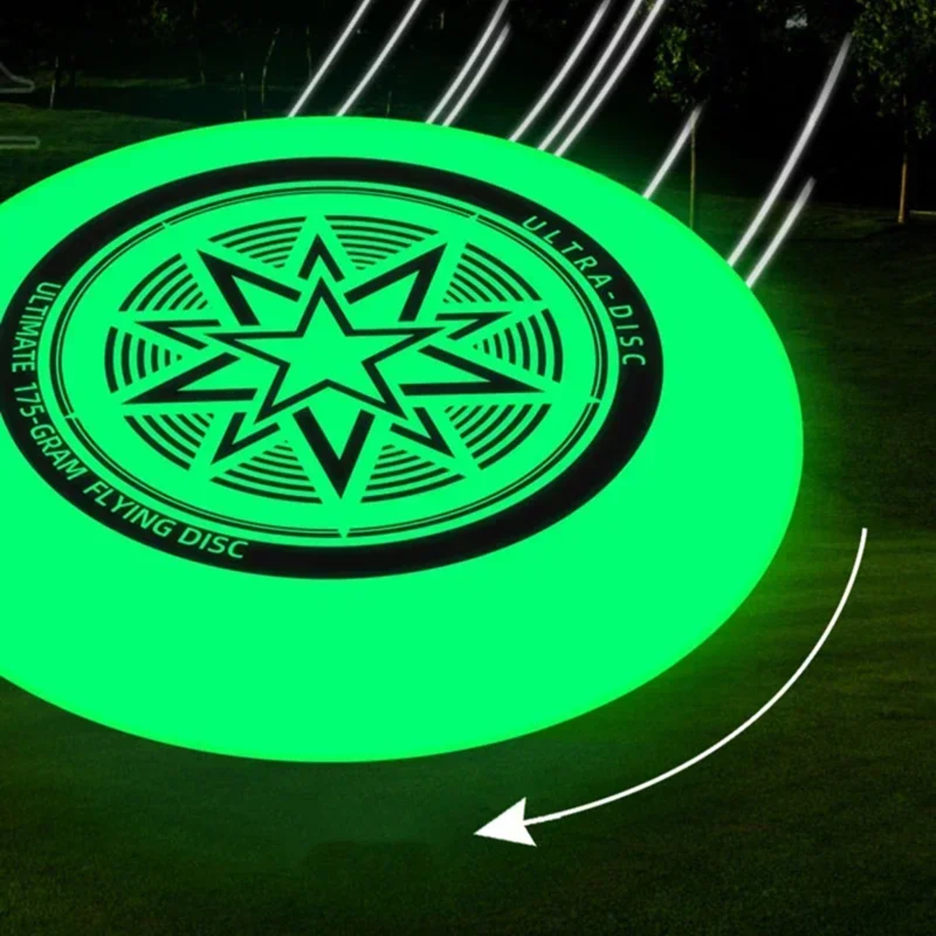 Glow Play Ultimate Flying Disc For Night Beach  Camping Fun 2