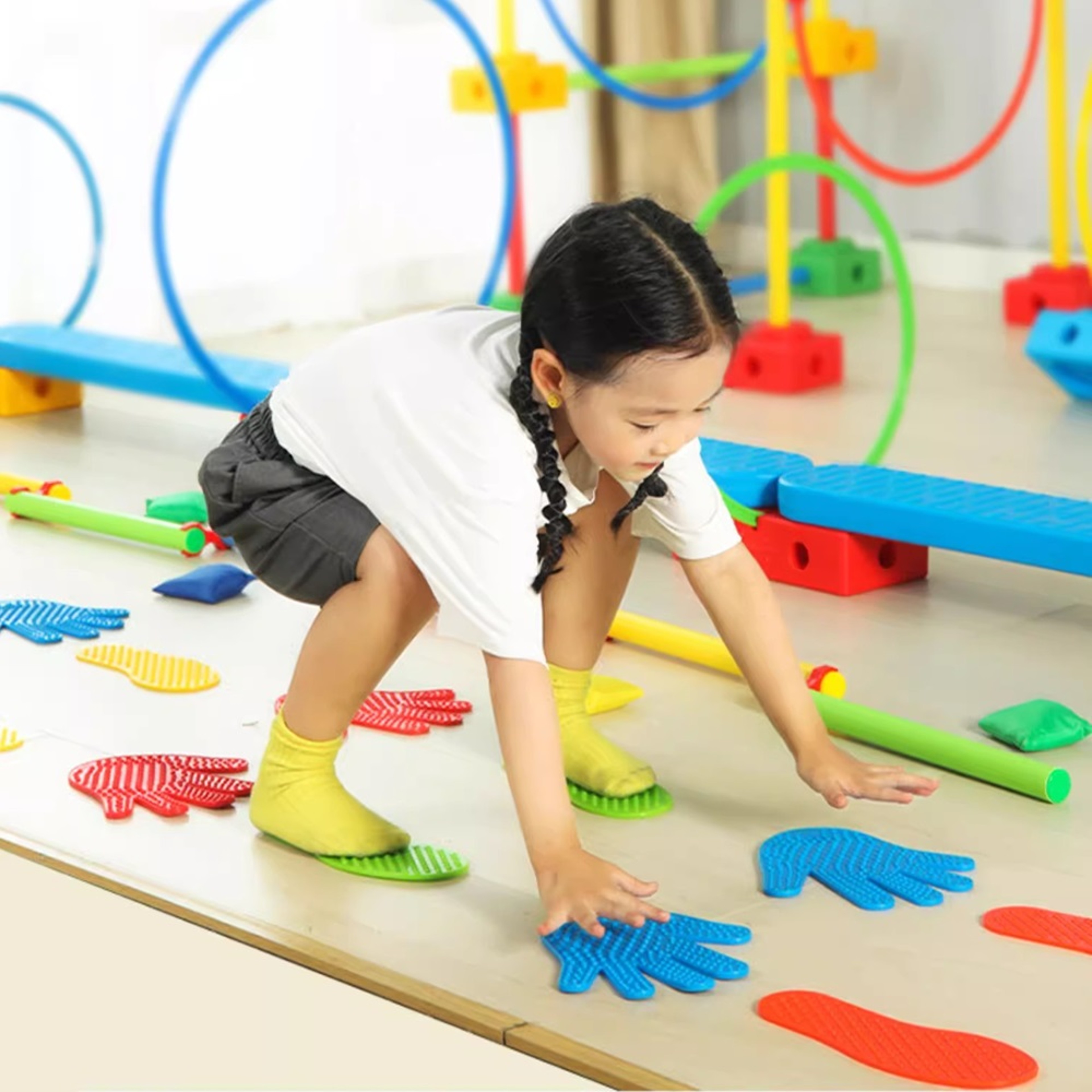Kids Sensory Stepping Stones Balance Game For Coordination And Active Play 0