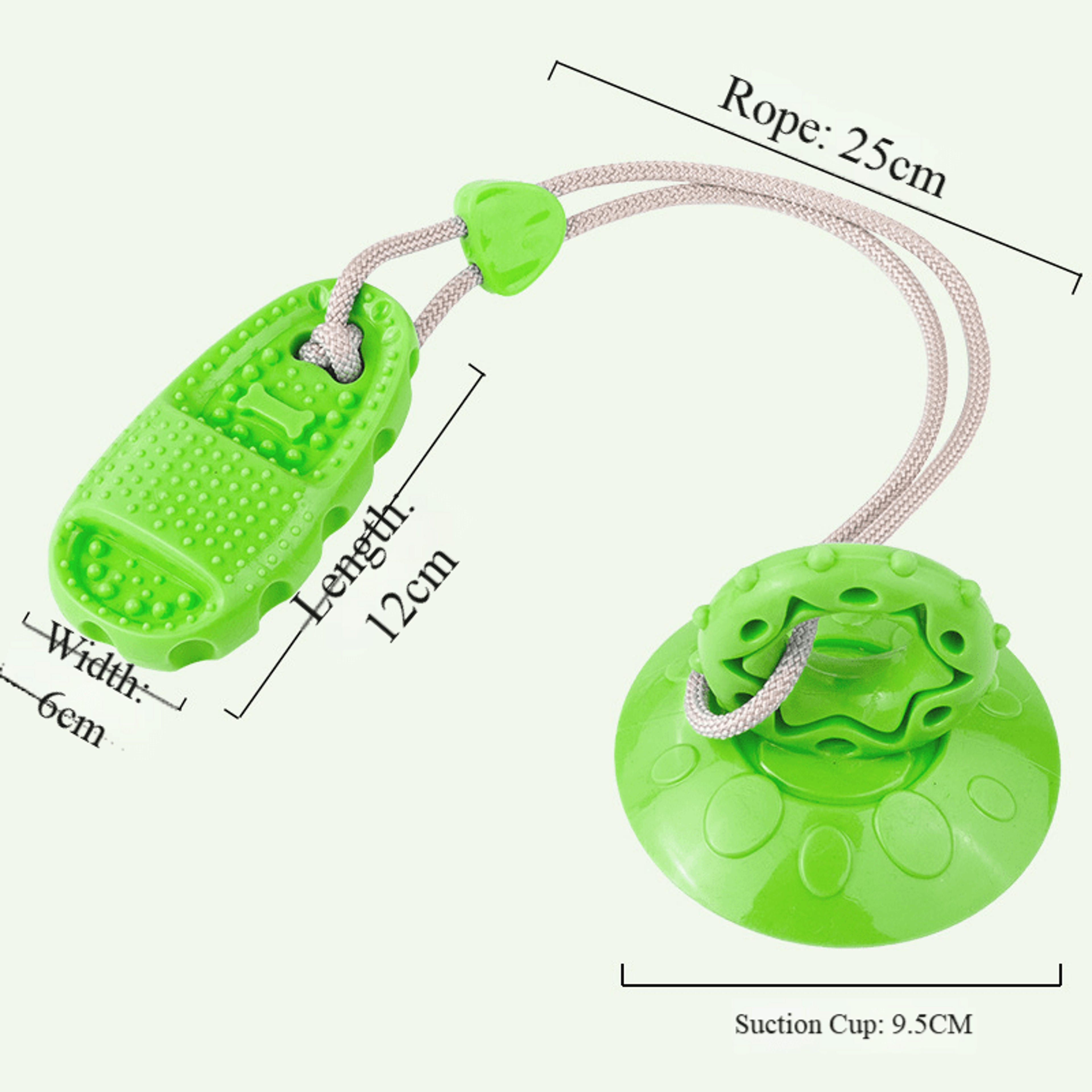 Interactive Suction Cup Dog Chew Toy for Teeth Cleaning and Boredom Relief – view 7
