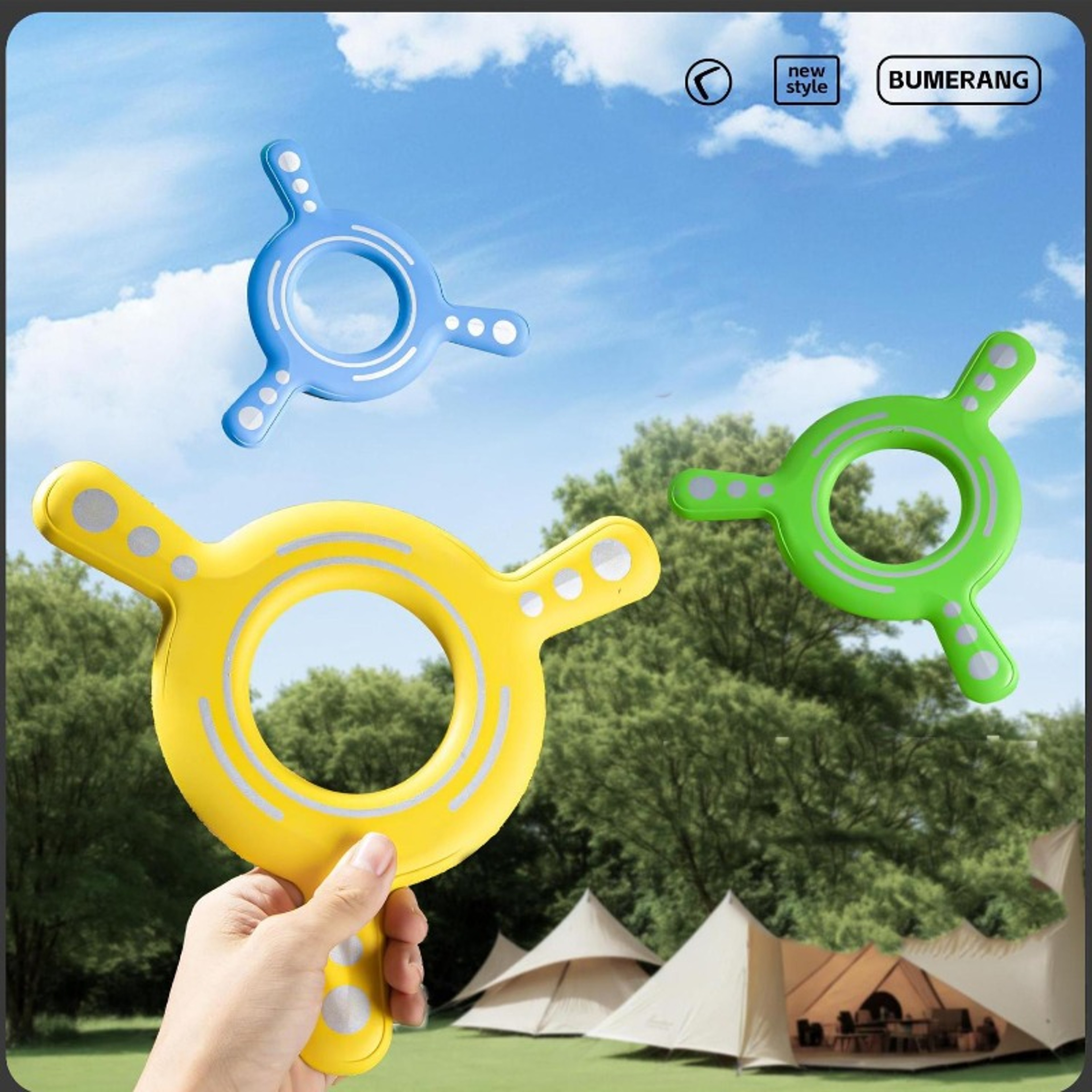 Soft Returning Flying Disc for Kids Outdoor Beach and Family Play – view 4