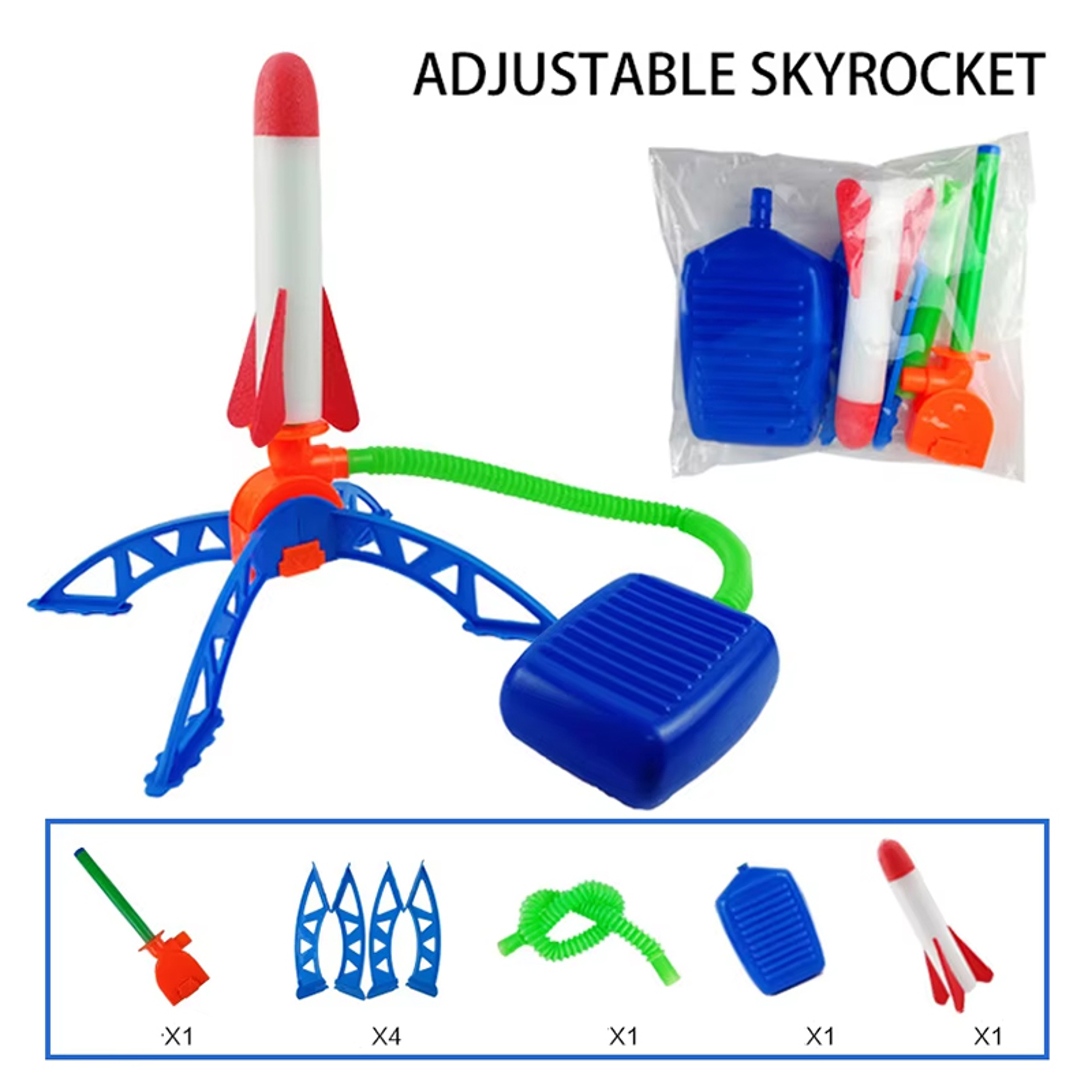 Rocket Launcher Kids Rocket Launcher Outdoor Rocket Toy LED Rocket Toy Rocket Launcher Toy For Kids 6