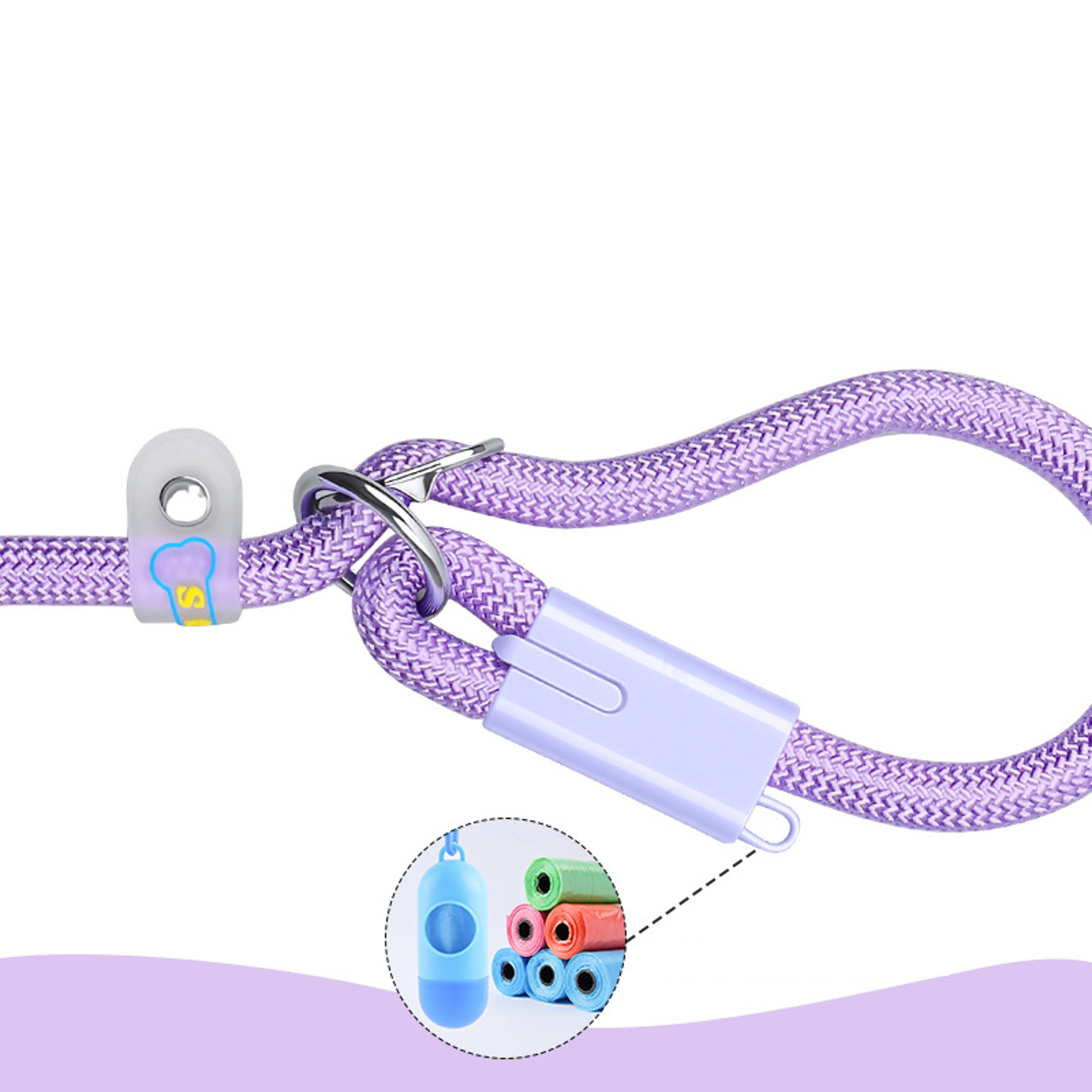 Heavy Duty Slip Lead Dog Leash With Padded Handle For Training And Daily Walks 3