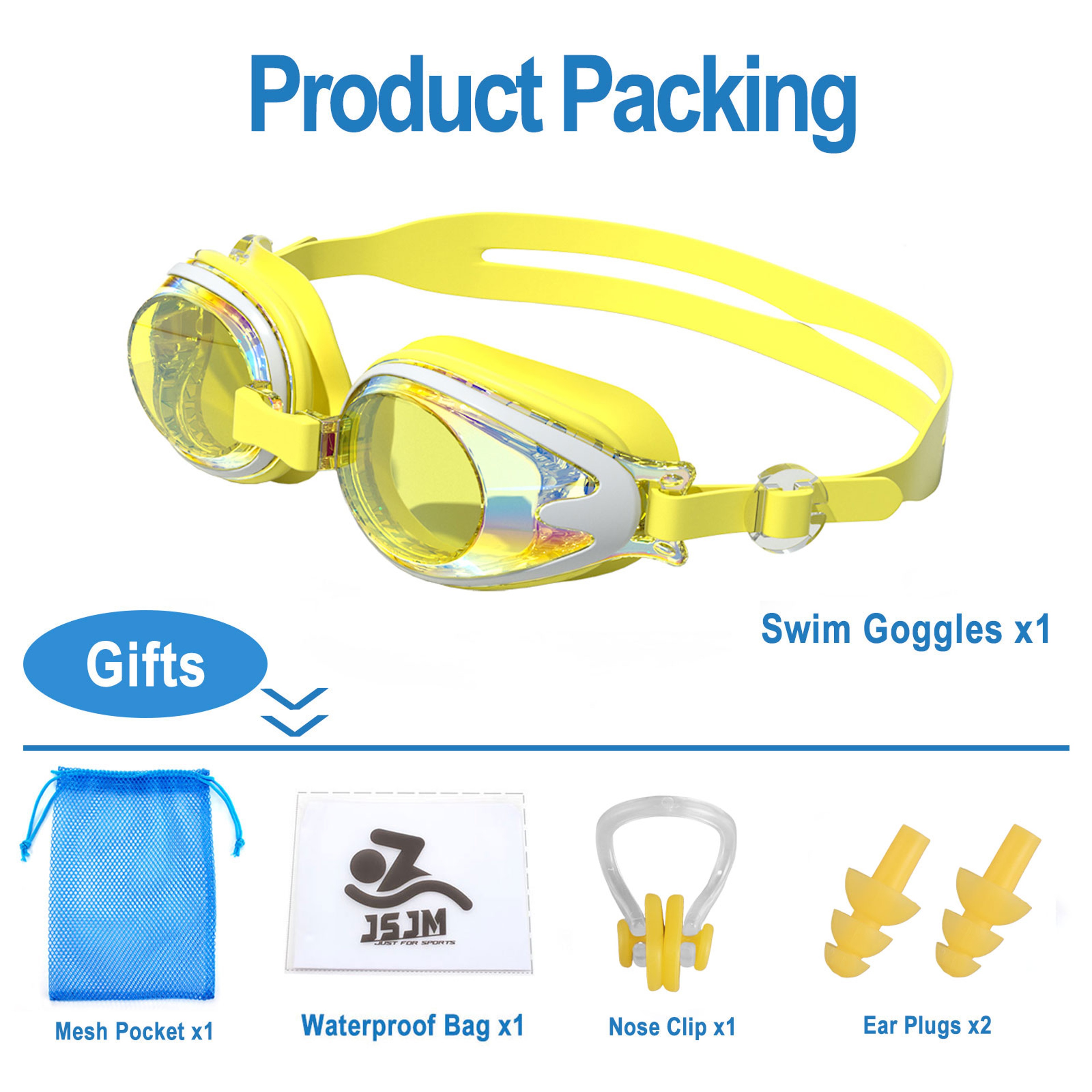 Kids Swimming Goggles Anti Fog UV Protection Silicone Swim Glasses For Boys  Girls 6