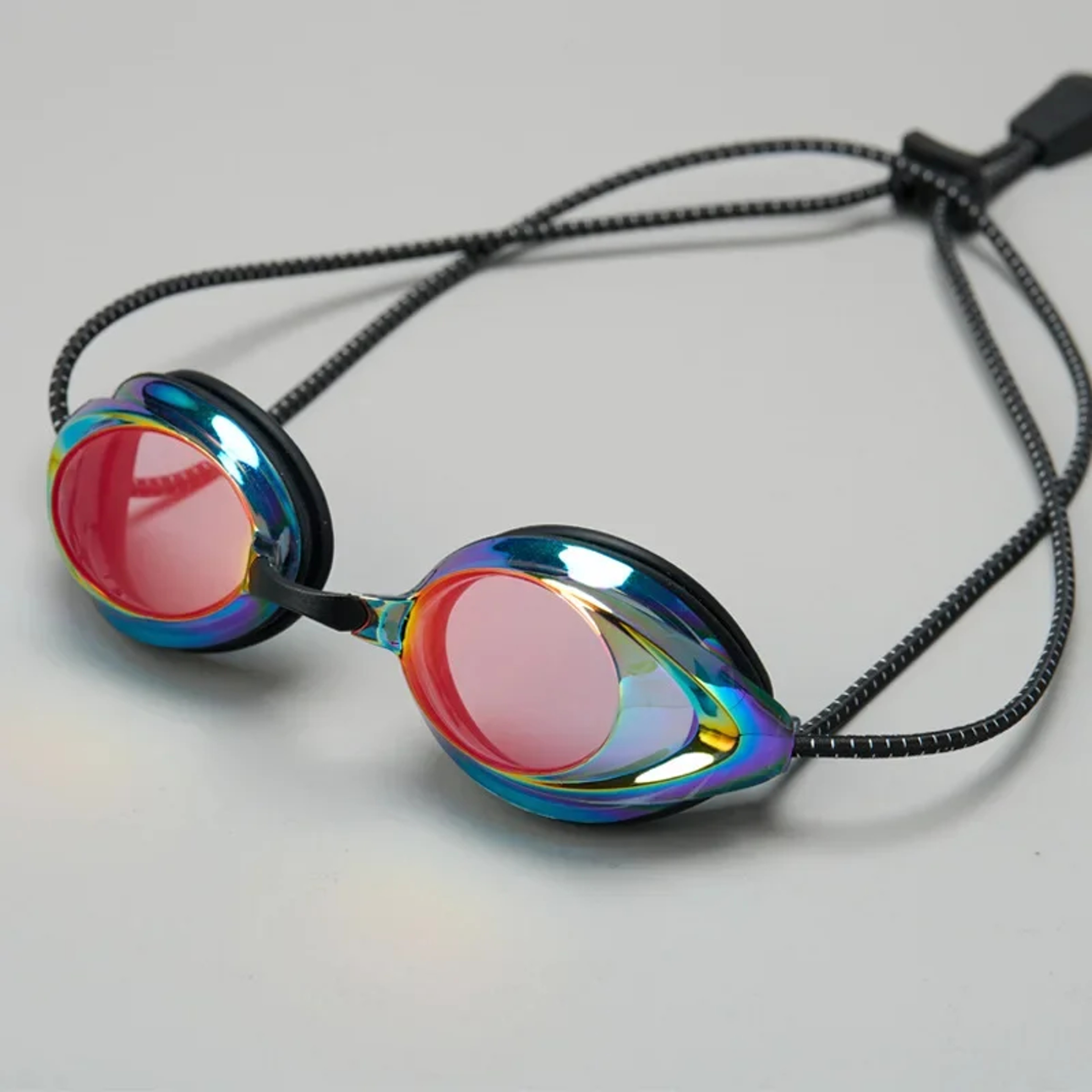 Bright Mirror Adult Swim Goggles With Anti Fog Lens For Outdoor Pool Training 0