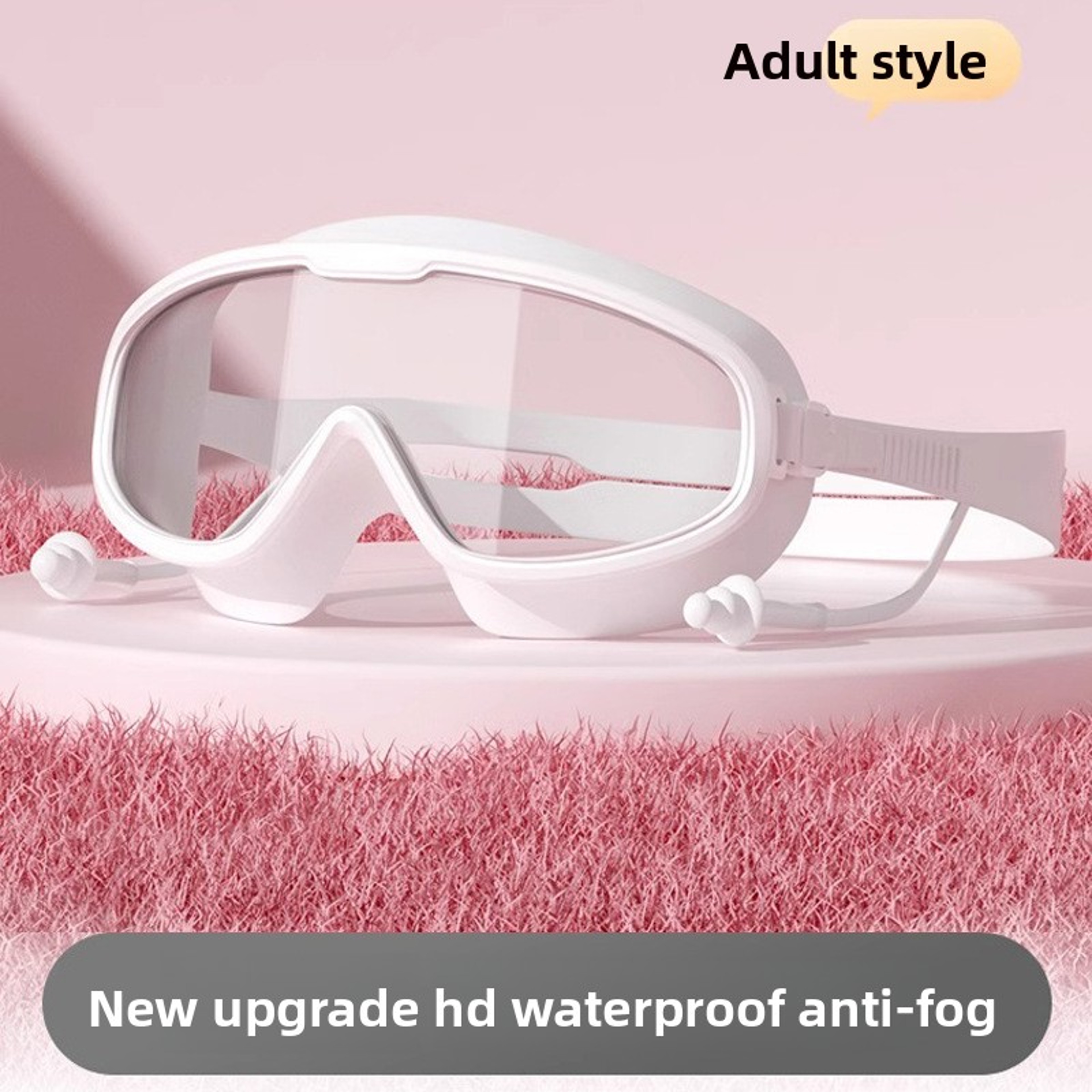 Wide View Anti Fog Swimming Goggles With Swim Cap For Adults And Kids 6