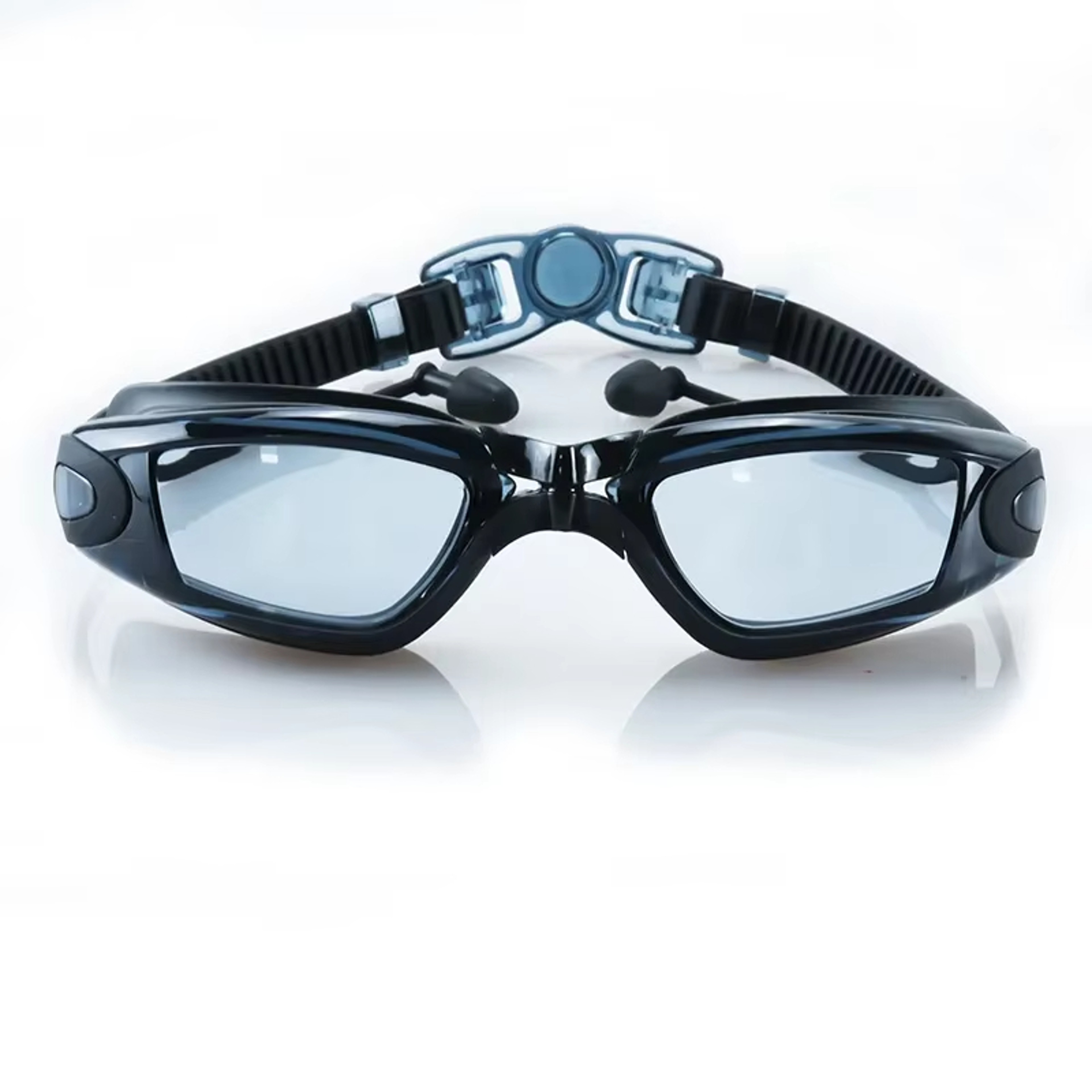 Anti Fog Adult Swimming Goggles With Earplugs UV Protection Waterproof Swim Glasses 6