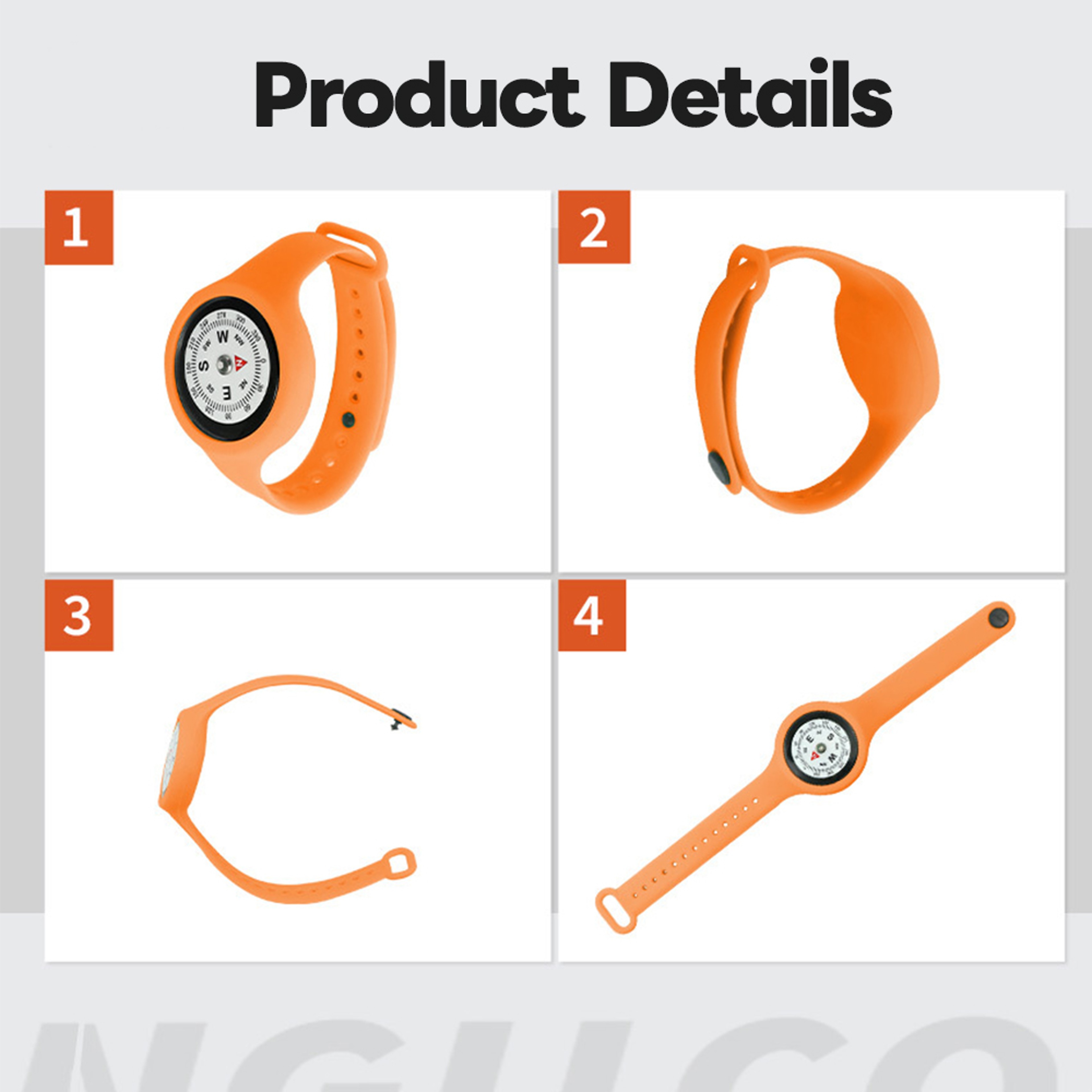 Adventure Ready Wrist Compass For Hiking Camping And Emergency Travel 2