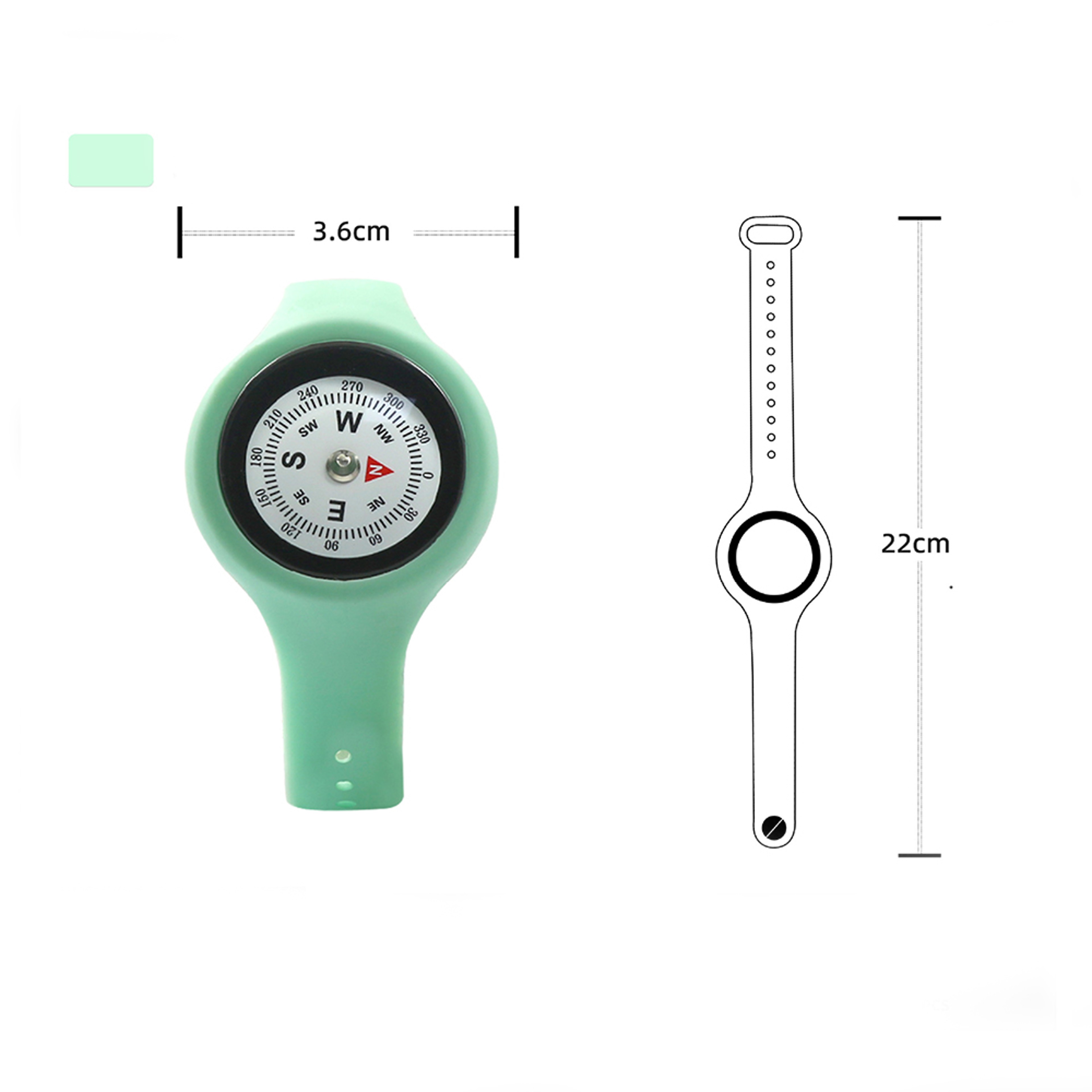 Adventure Ready Wrist Compass For Hiking Camping And Emergency Travel 7