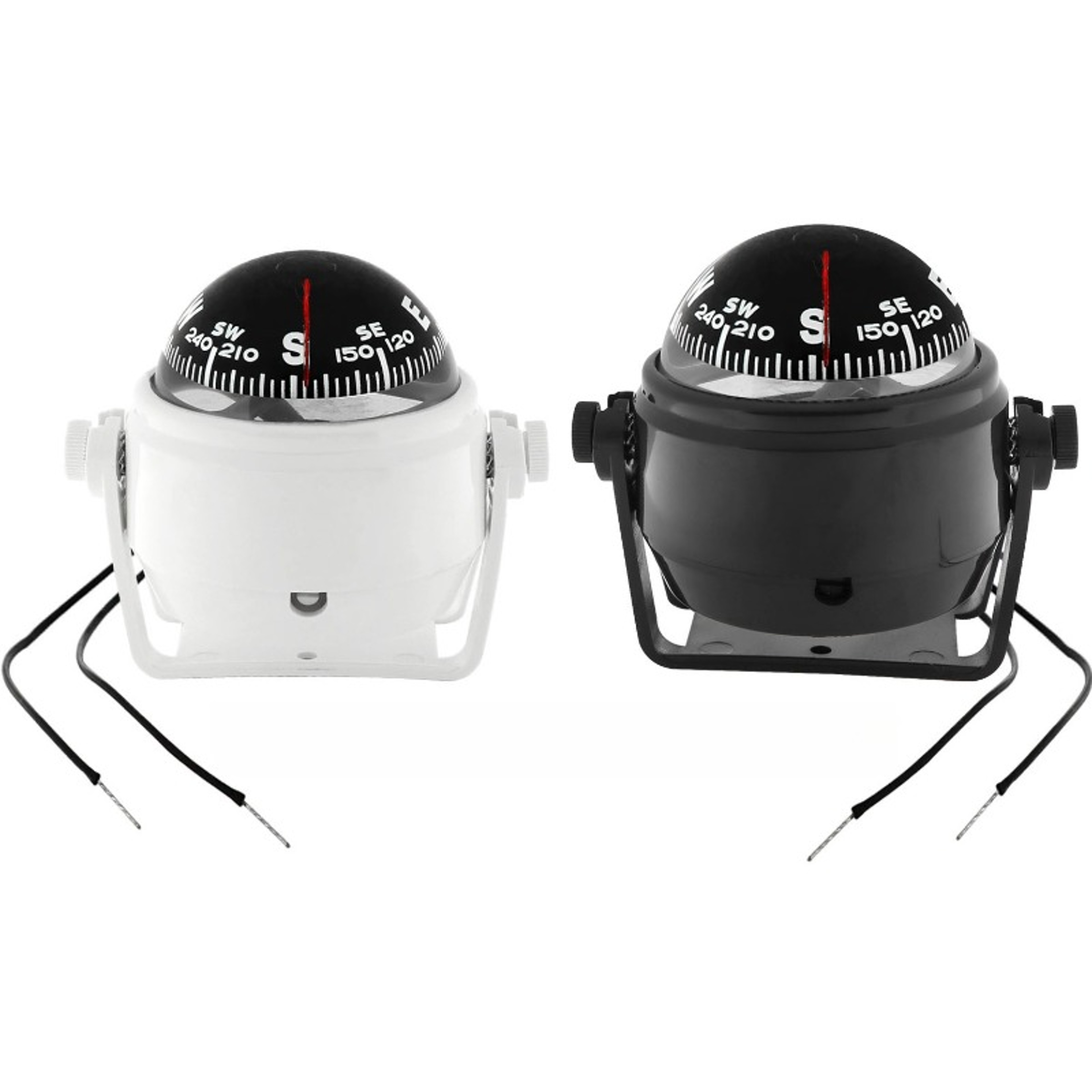 Magnetic Car Dashboard Compass Ball with Adjustable Declination for Car Boat Truck – view 1