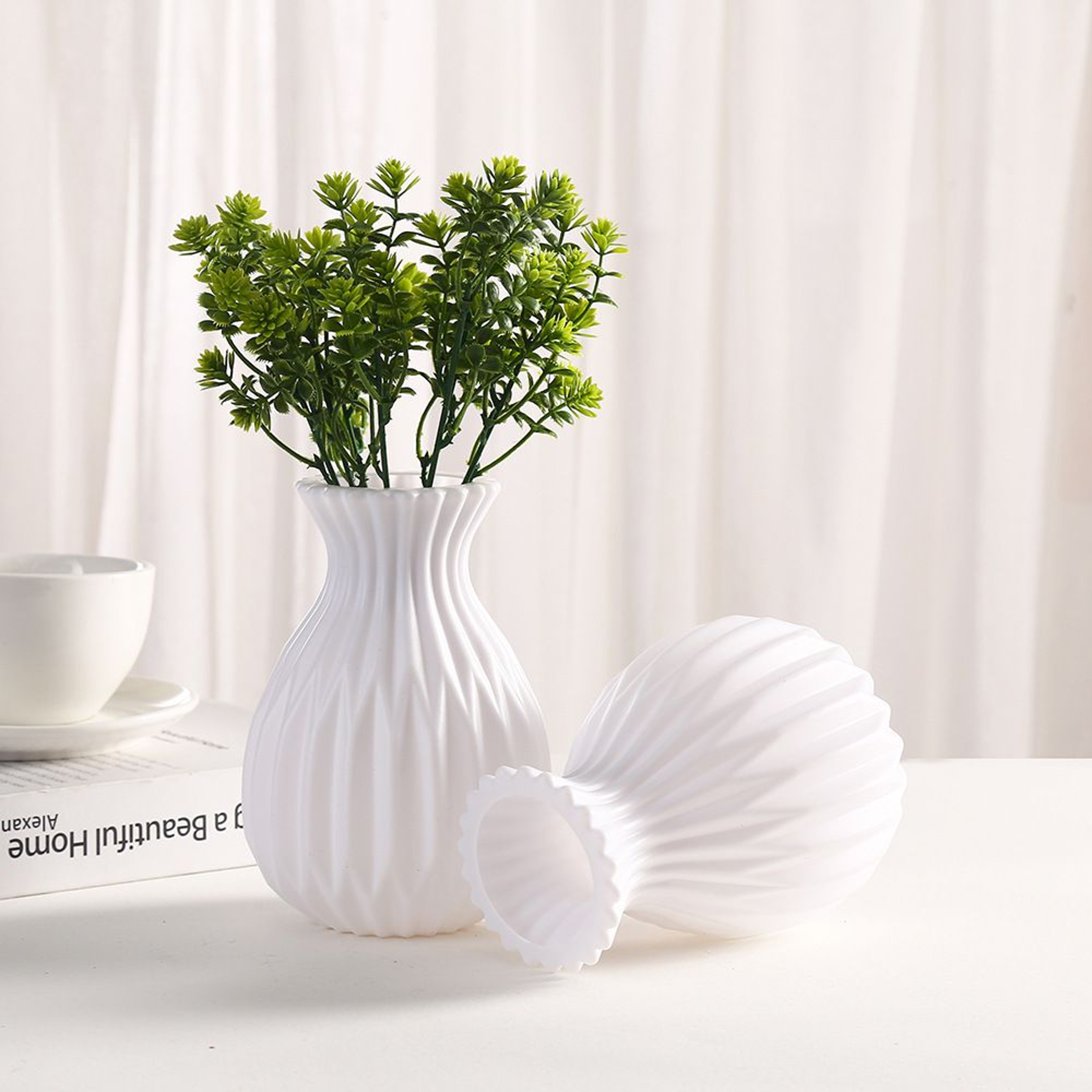 Nordic Decor Imitation Ceramic Flower Pot for Wedding & Home – view 3