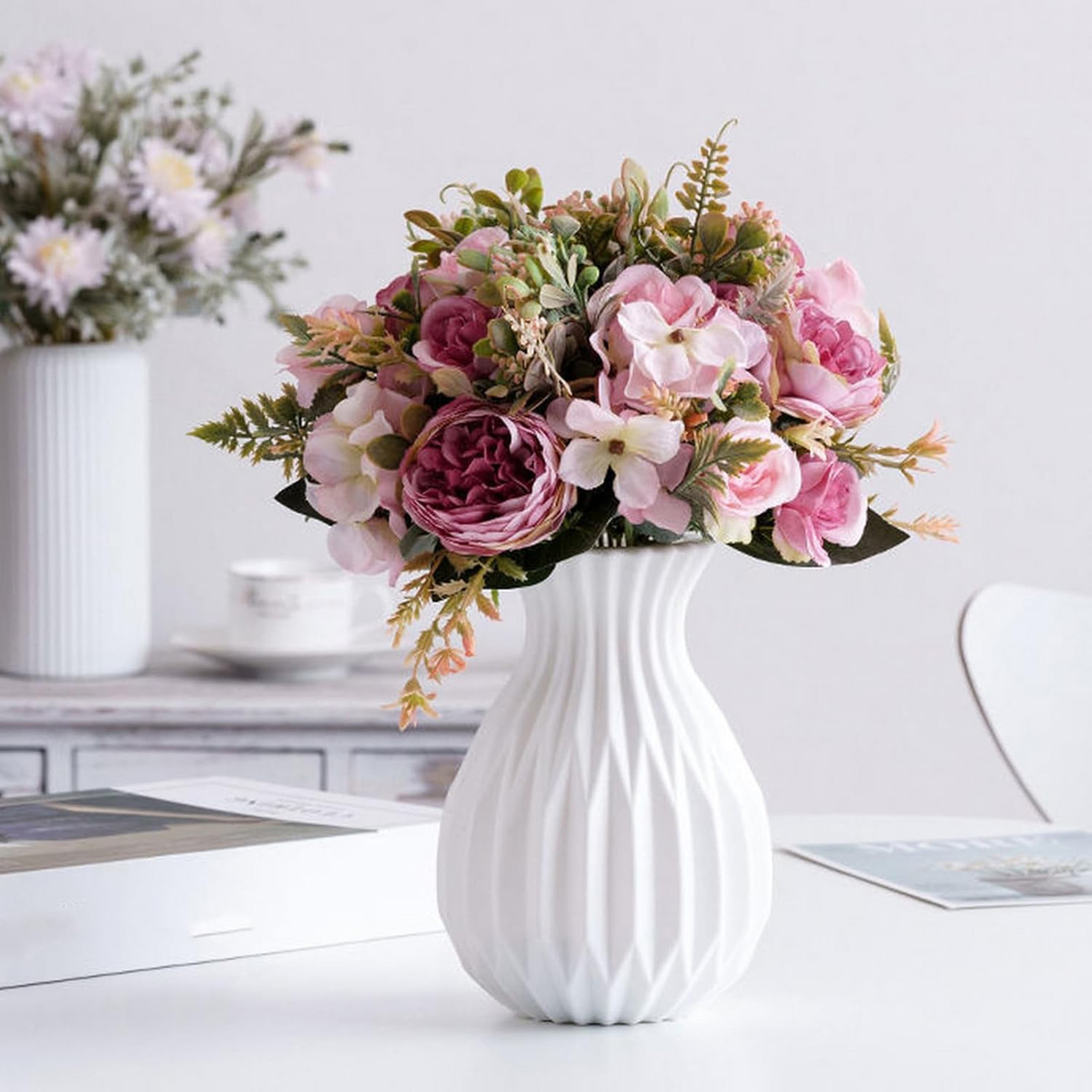 Nordic Decor Imitation Ceramic Flower Pot for Wedding & Home – view 5