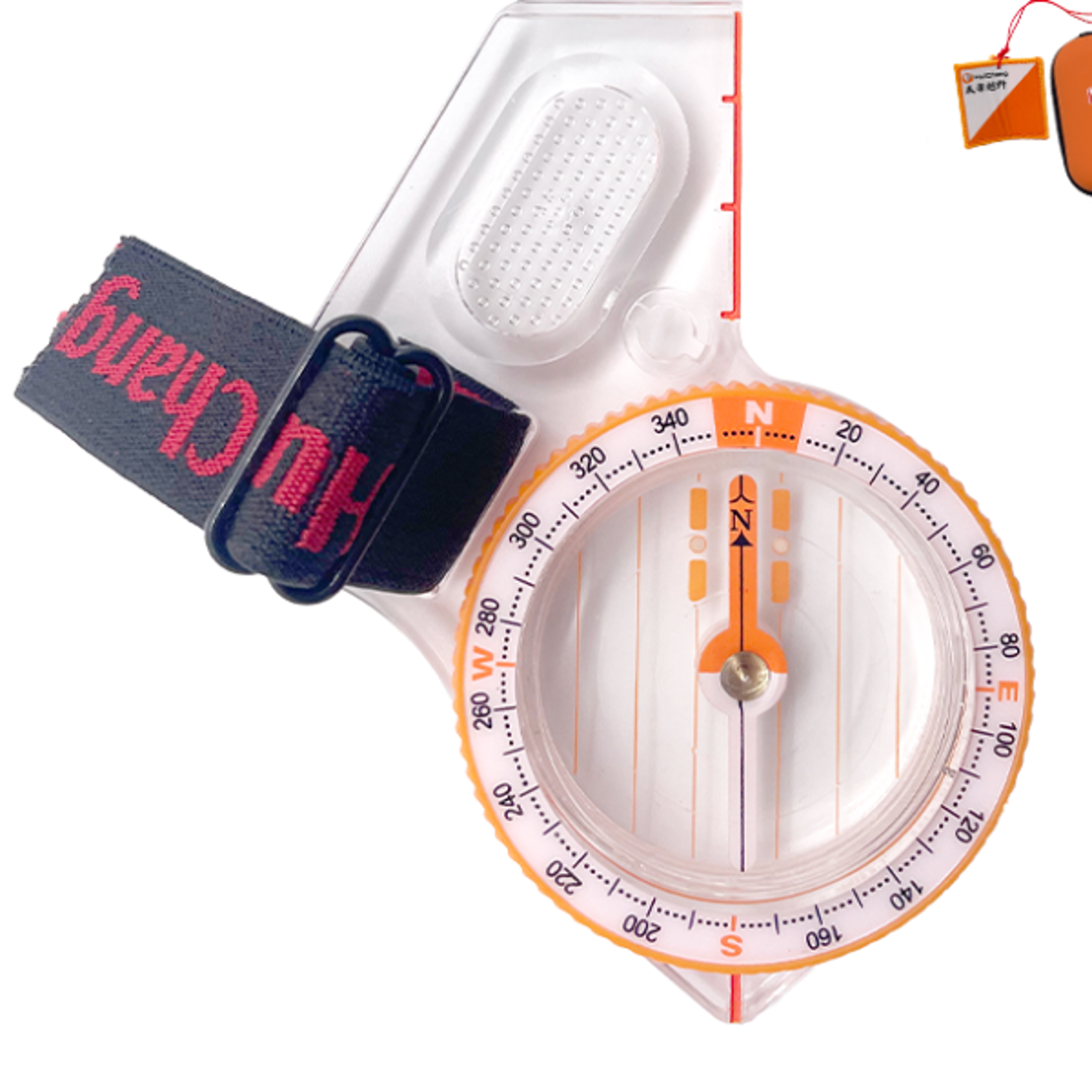 Orienteering Compass with Scale Ruler for Map Reading and Outdoor Navigation