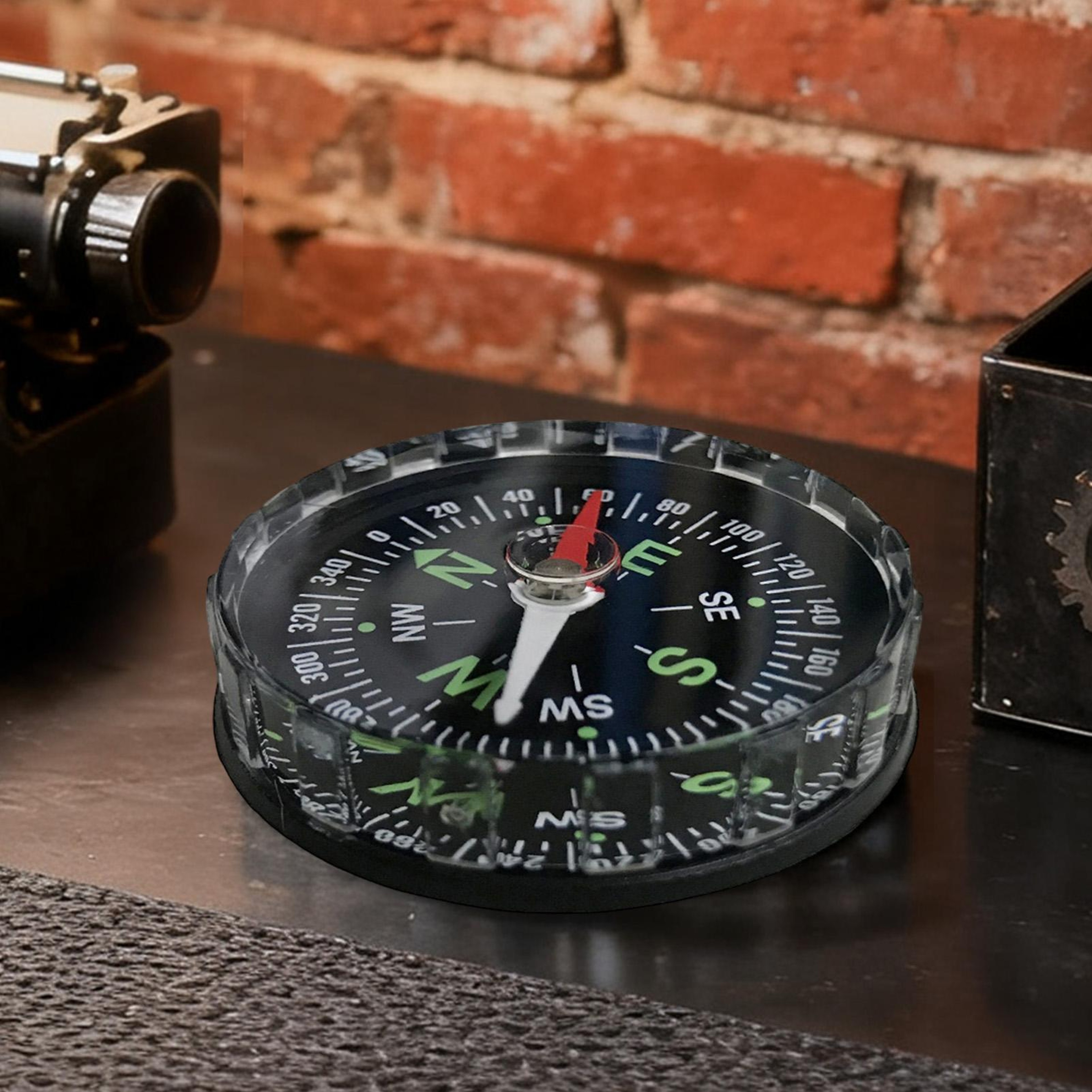 Waterproof Hiking Compass Lensatic Survival Navigation Tool For Camping Boating And Trekking 2