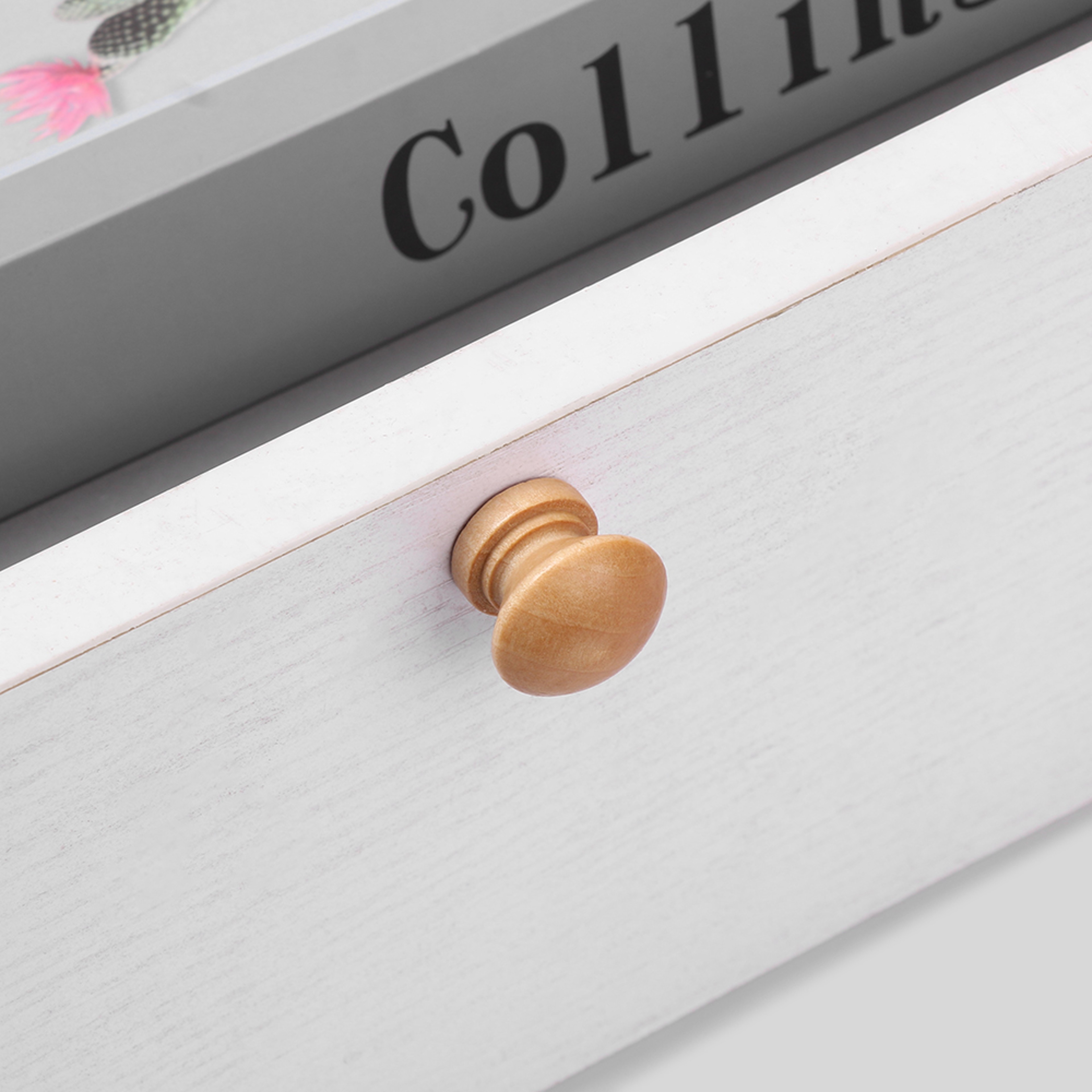 Wooden Cabinet Knobs Natural Round Drawer And Wardrobe Pull Handles 3