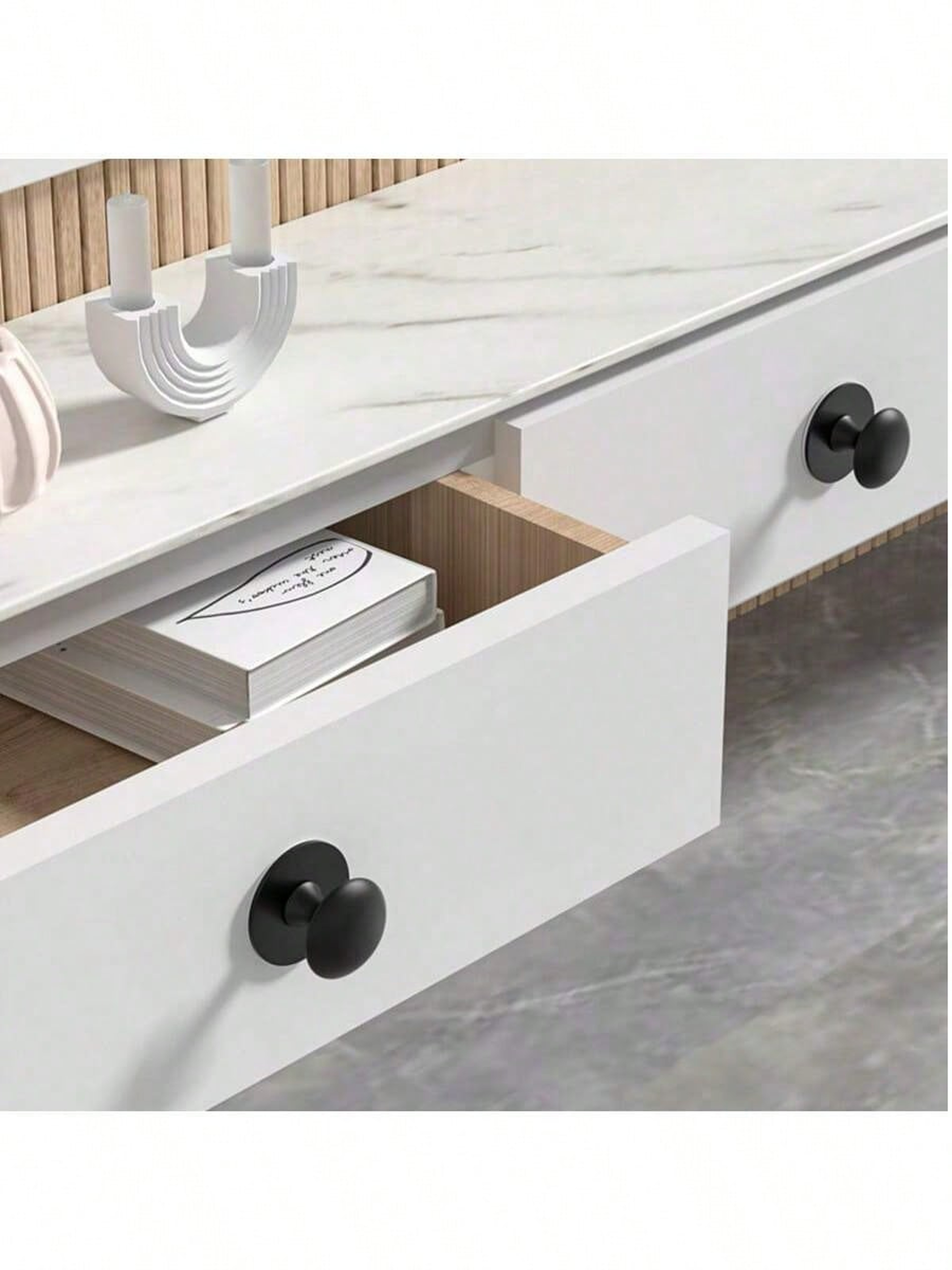 Self Adhesive Cabinet Knobs Stainless Steel No Drill Drawer Pulls 3